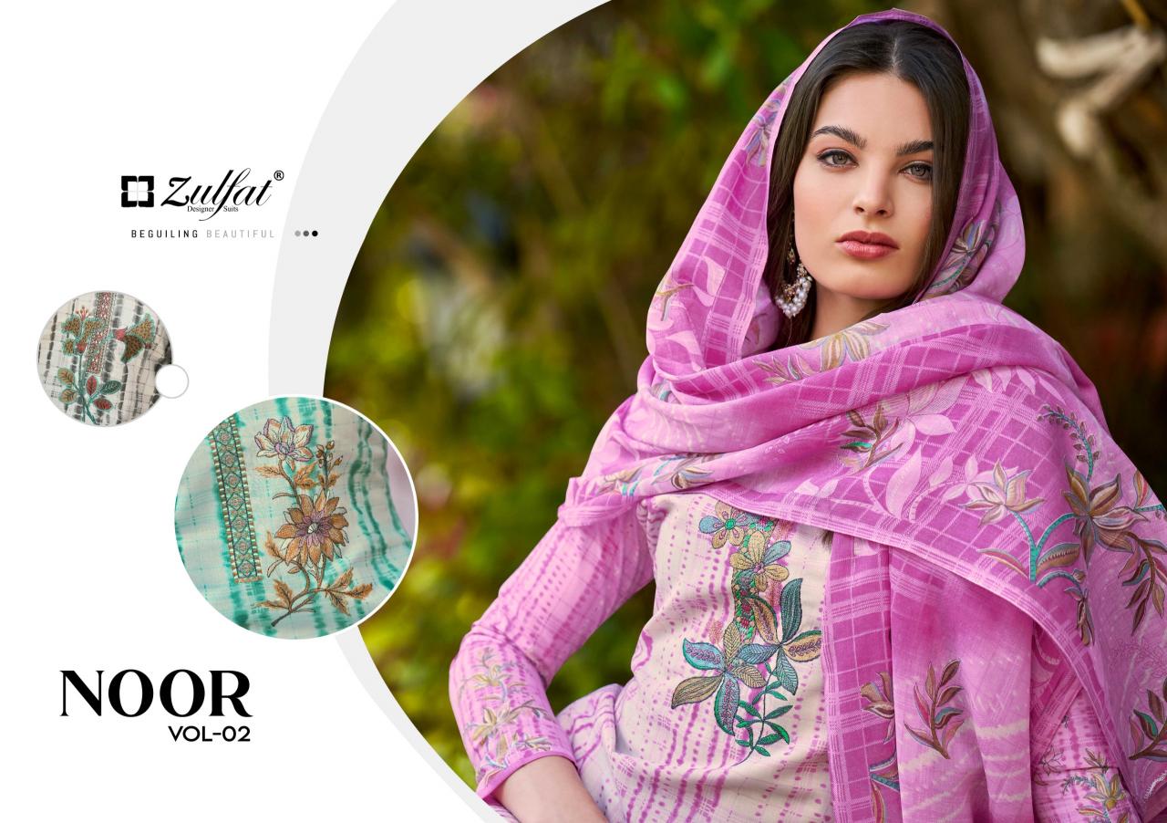 Zulfat Noor vol 2 Catalog dress material wholesale in surat online