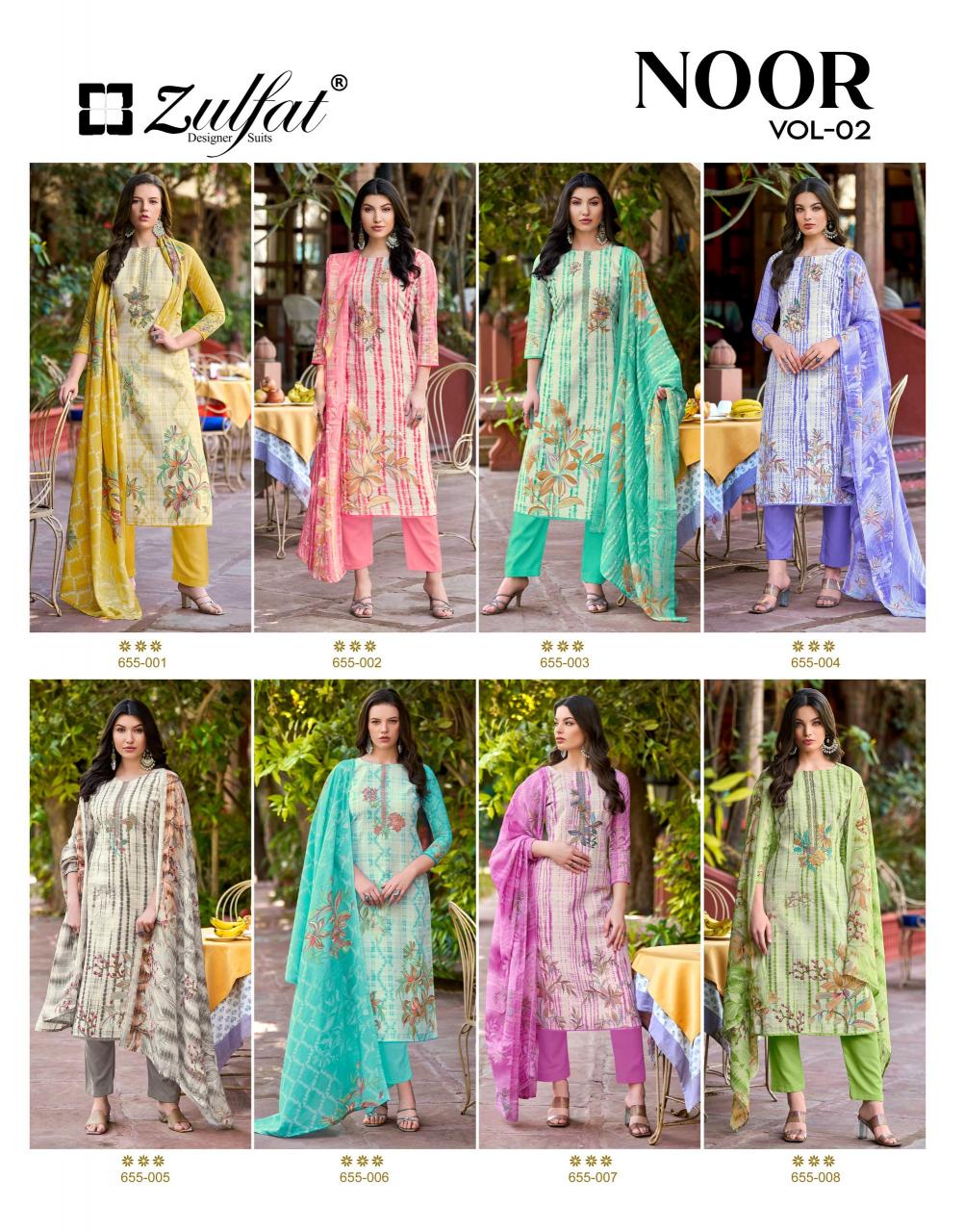 Zulfat Noor vol 2 Catalog dress material wholesale in surat online