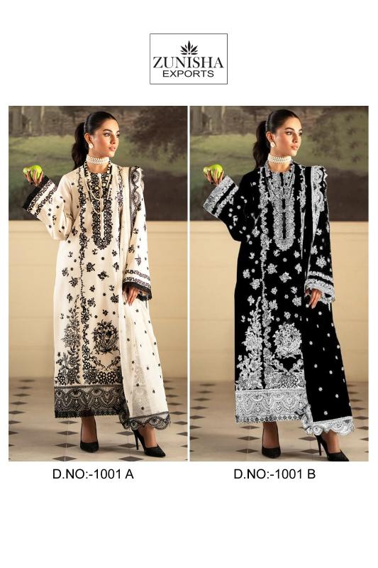 Zunisha 1001 AB Catalog best pakistani suits in bangalore