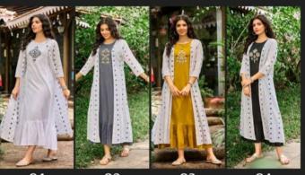 100 Miles Romila catalog jaipuri kurti manufacturer in jaipur