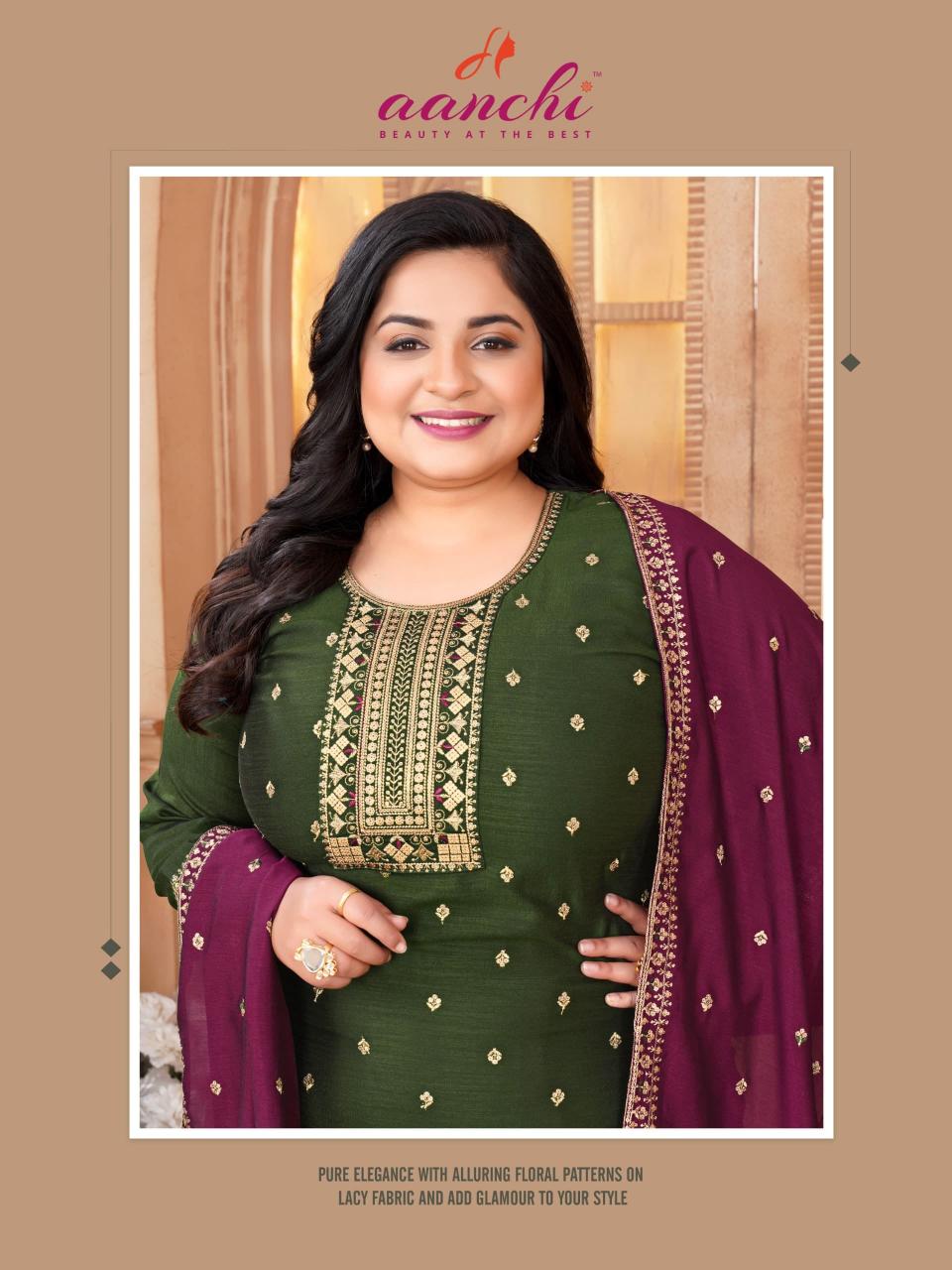 Aanchi Plus Pranjal catalog indian kurti plus size