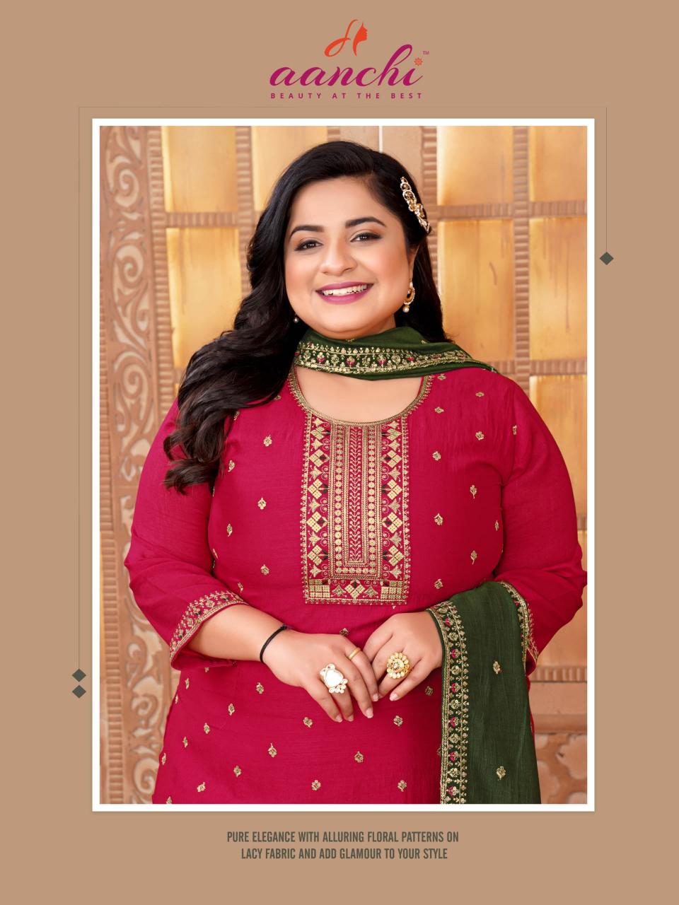 Aanchi Plus Pranjal catalog indian kurti plus size