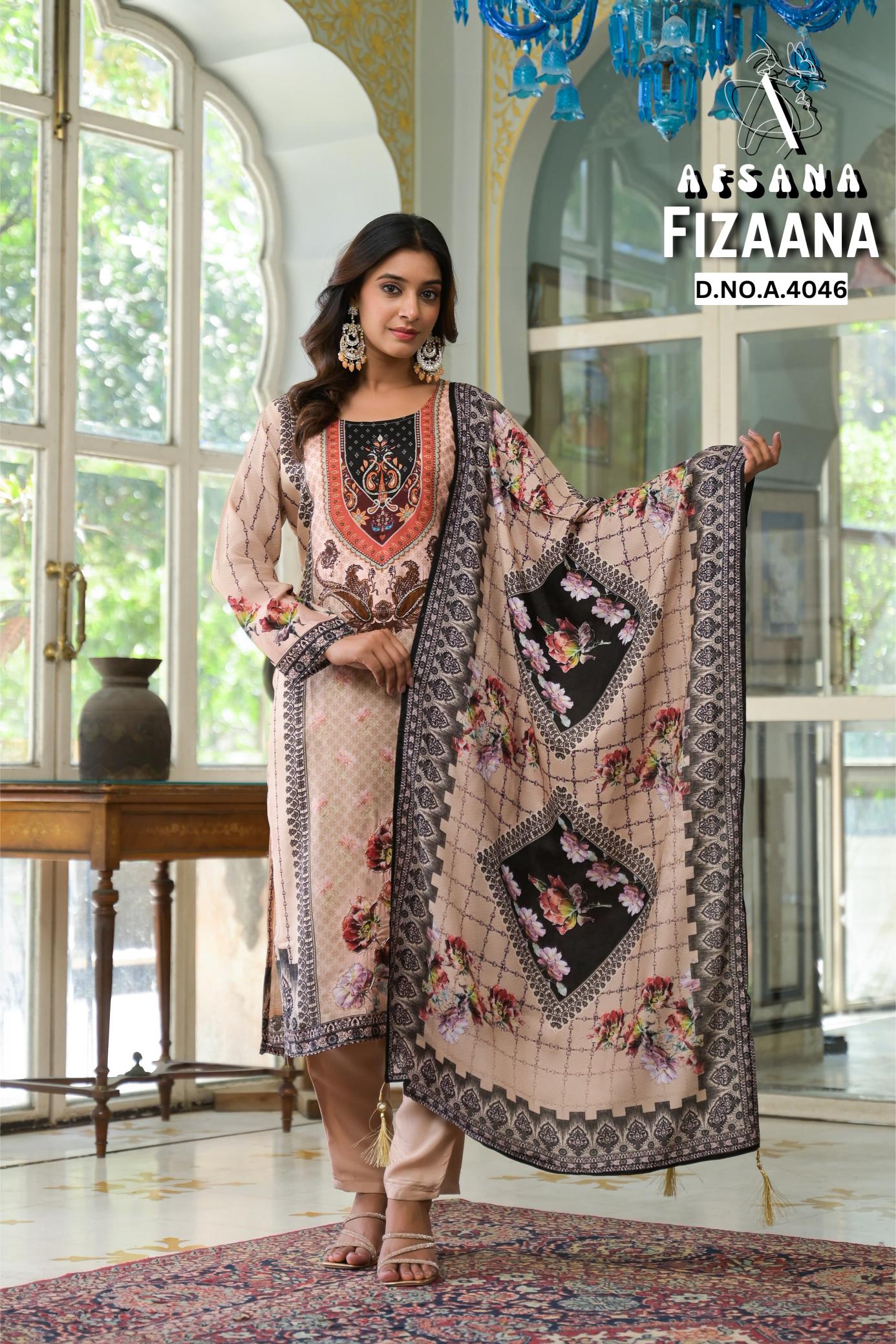Afsana Fizaana catalog pakistani pathani suit 2025