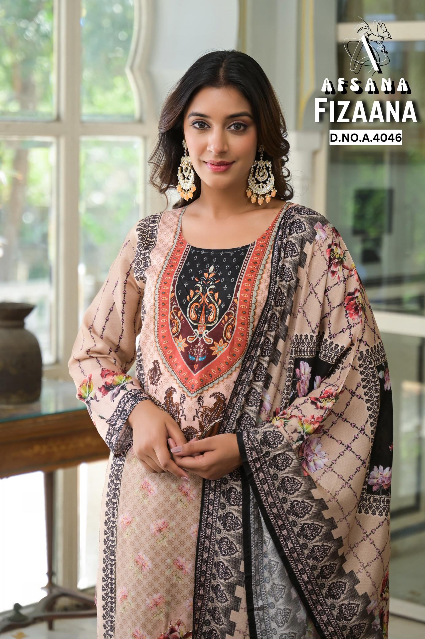 Afsana Fizaana catalog pakistani pathani suit 2025