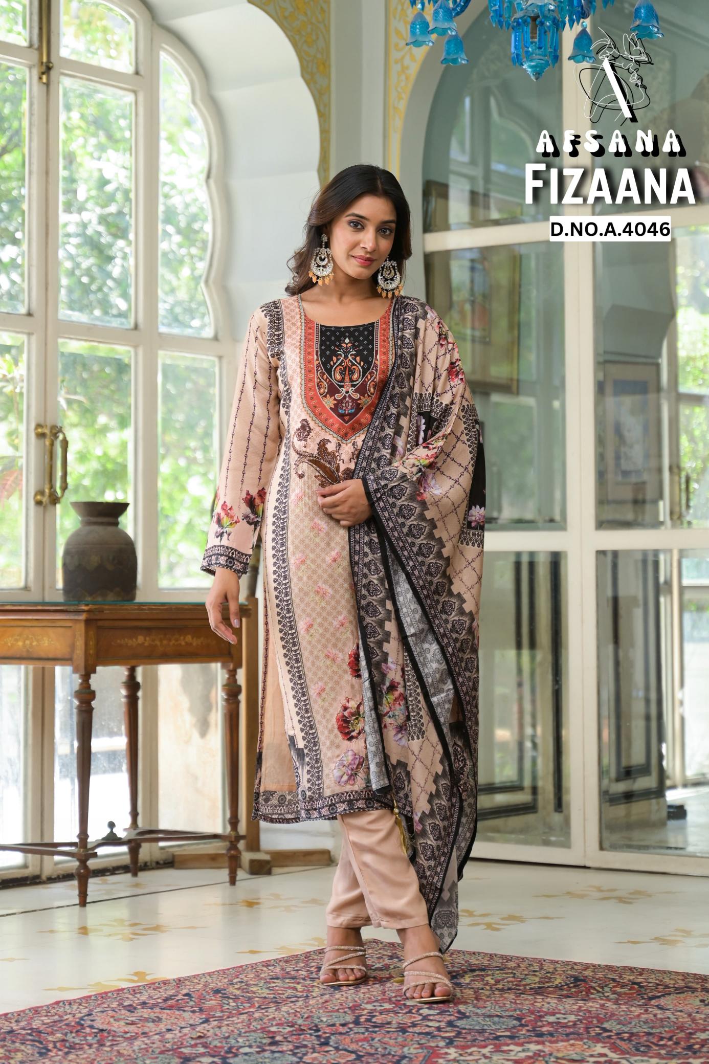 Afsana Fizaana catalog pakistani pathani suit 2025