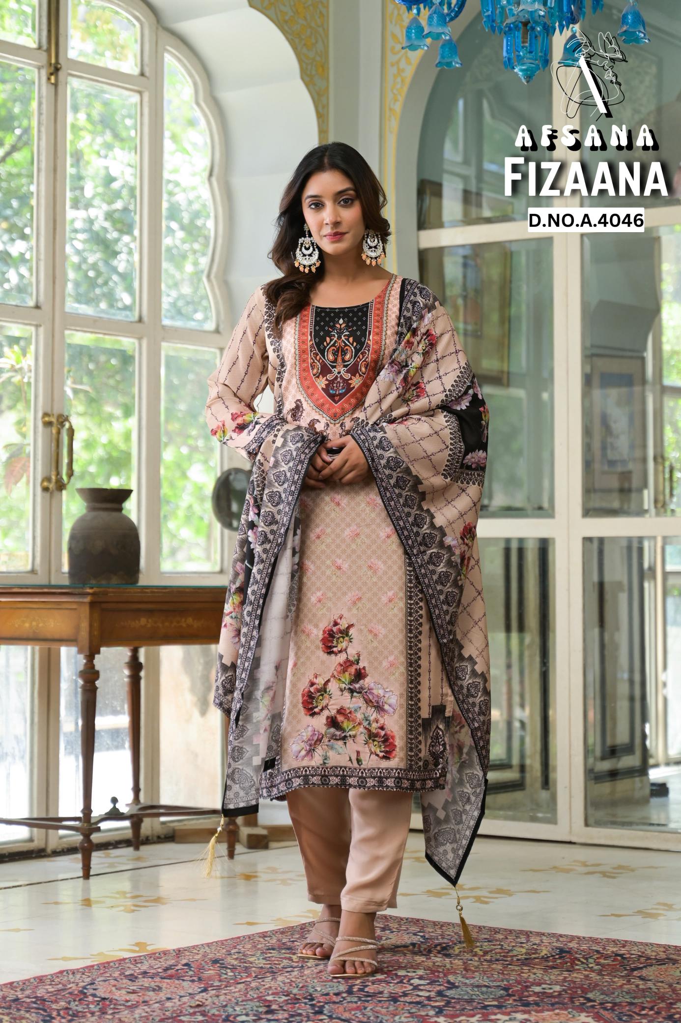 Afsana Fizaana catalog pakistani pathani suit 2025