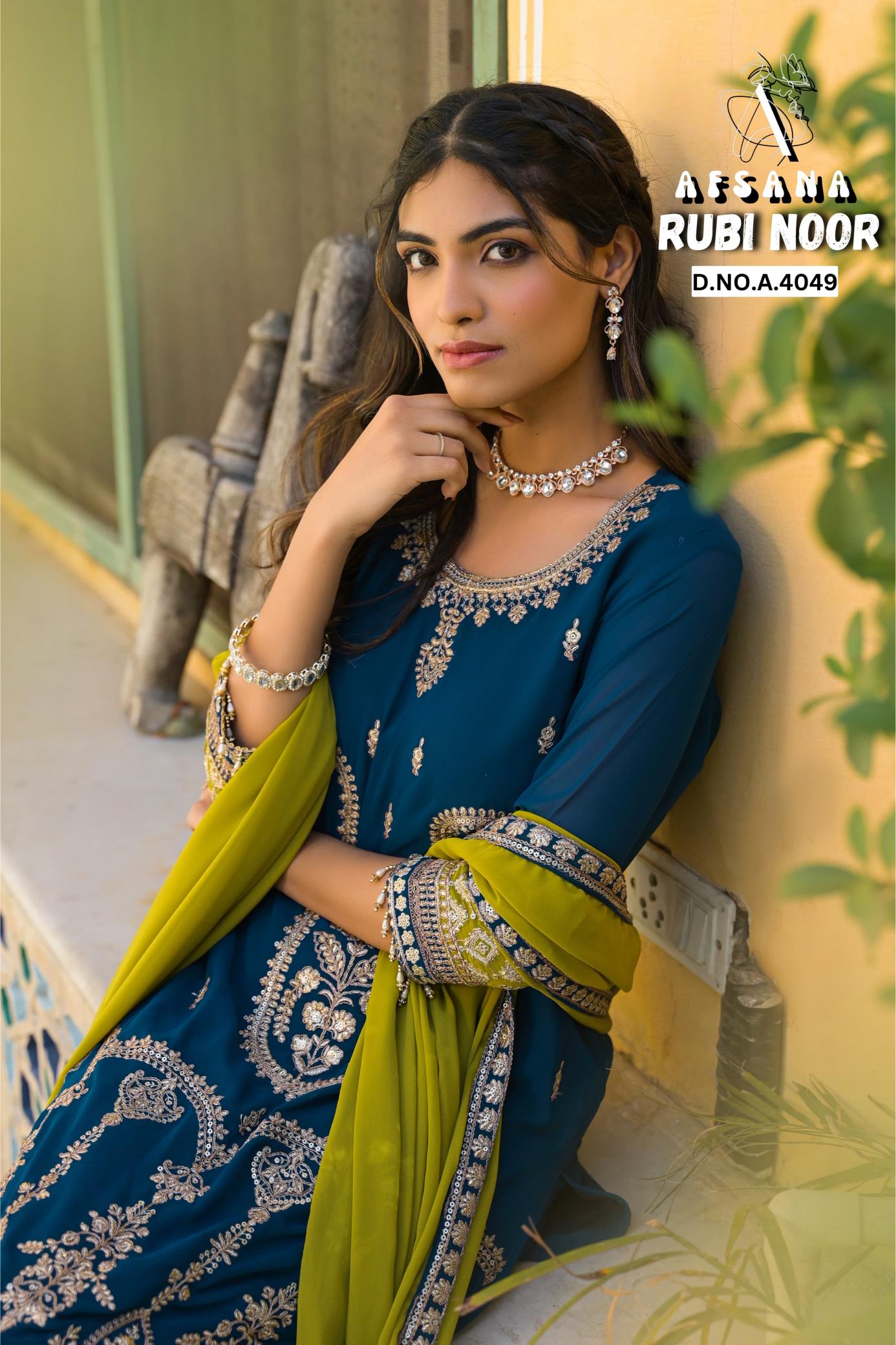 Afsana Rubi Noor catalog pakistani wedding suit in dubai