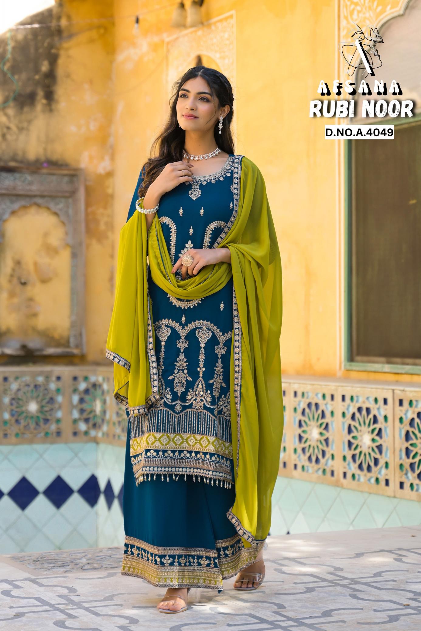 Afsana Rubi Noor catalog pakistani wedding suit in dubai