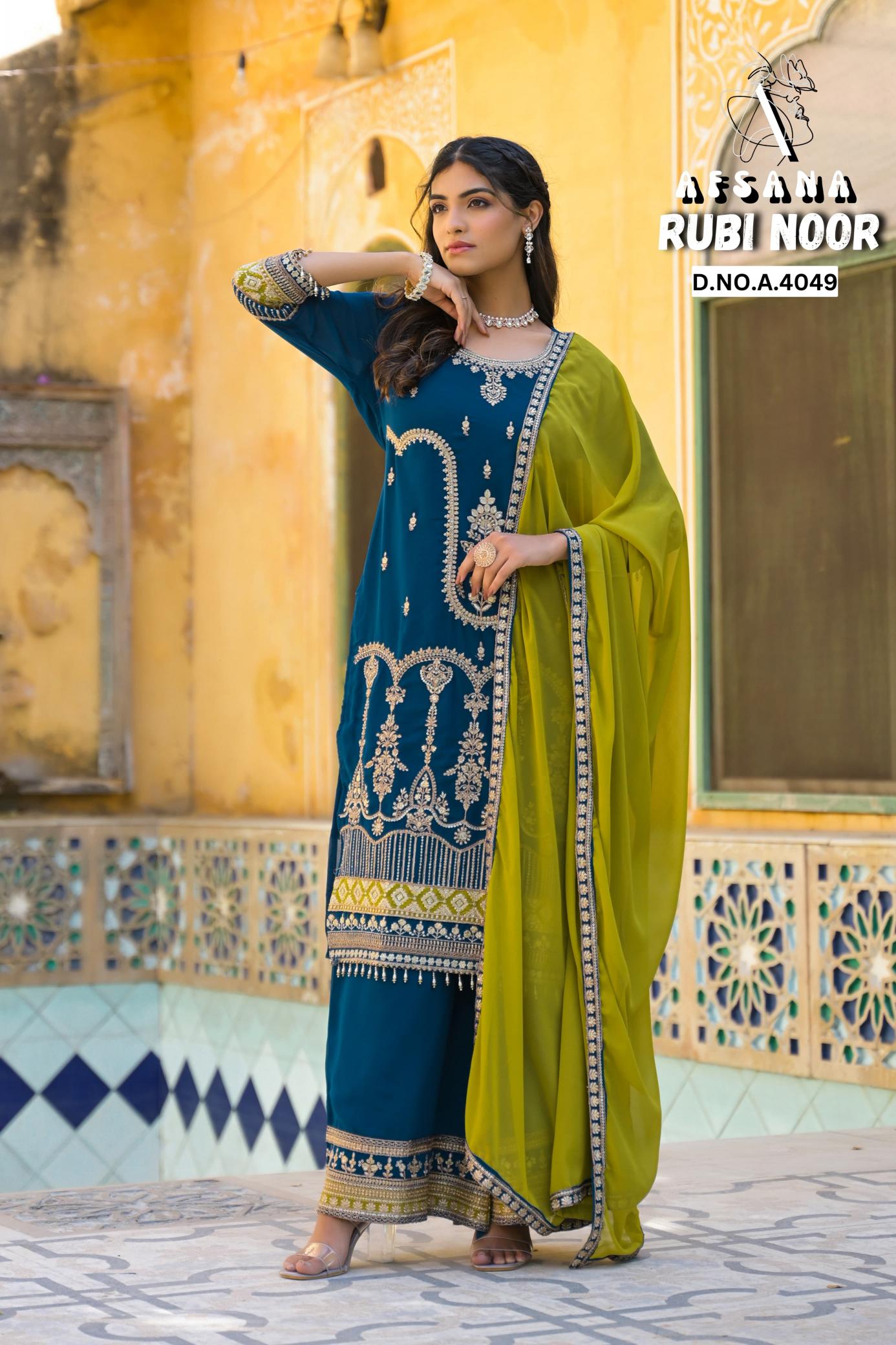 Afsana Rubi Noor catalog pakistani wedding suit in dubai