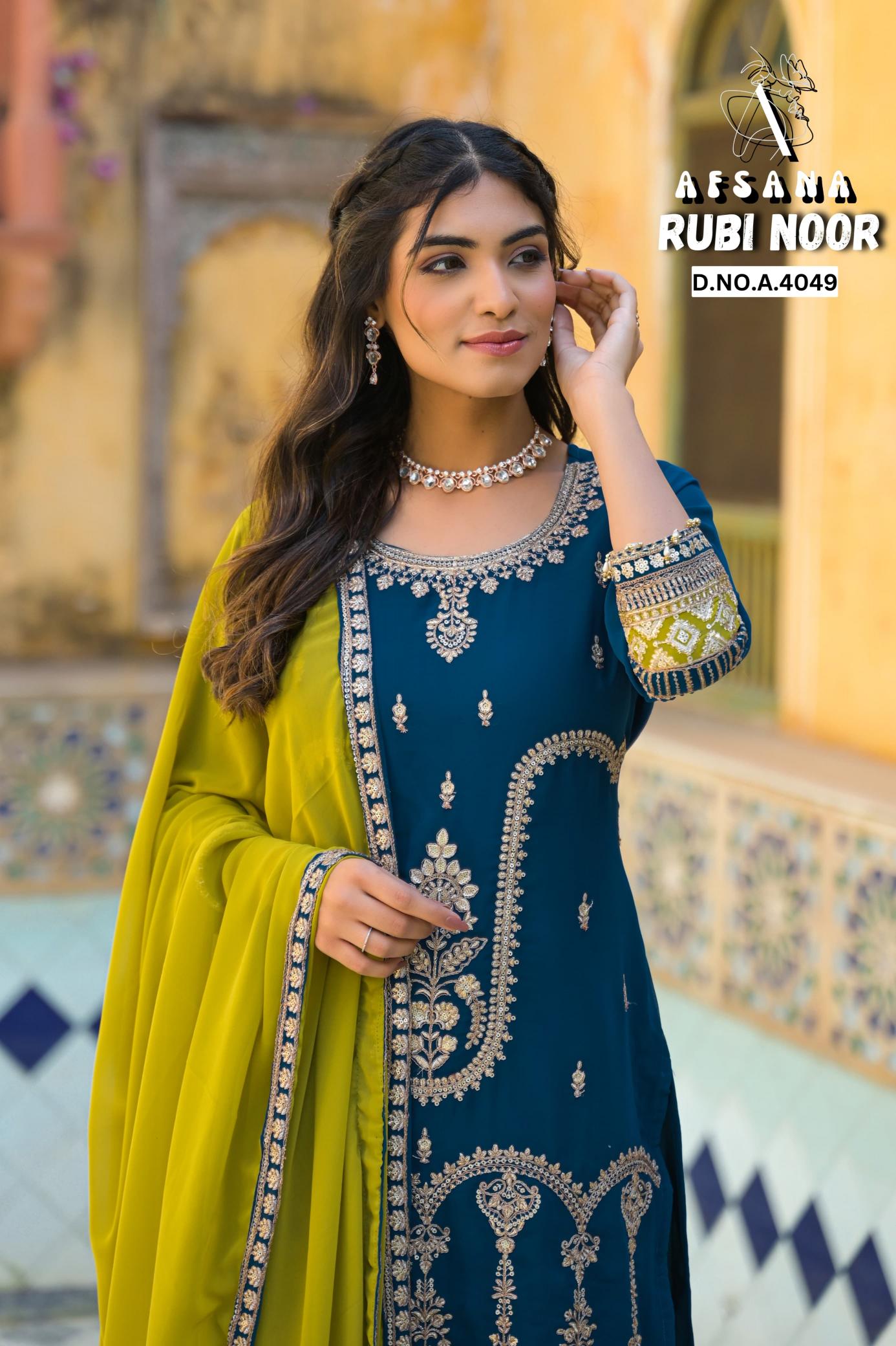 Afsana Rubi Noor catalog pakistani wedding suit in dubai