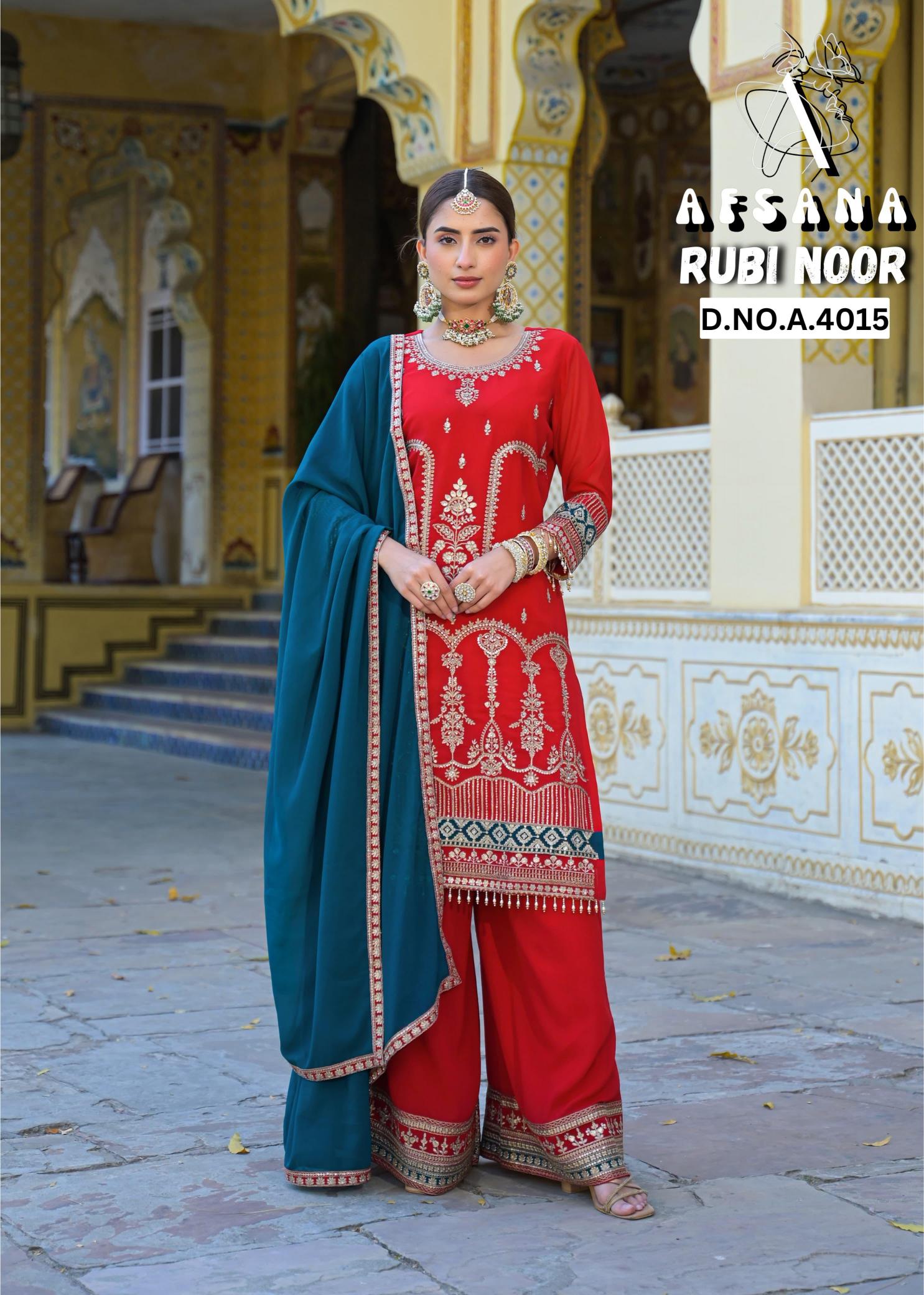 Afsana Rubi Noor catalog pakistani wedding suit in dubai