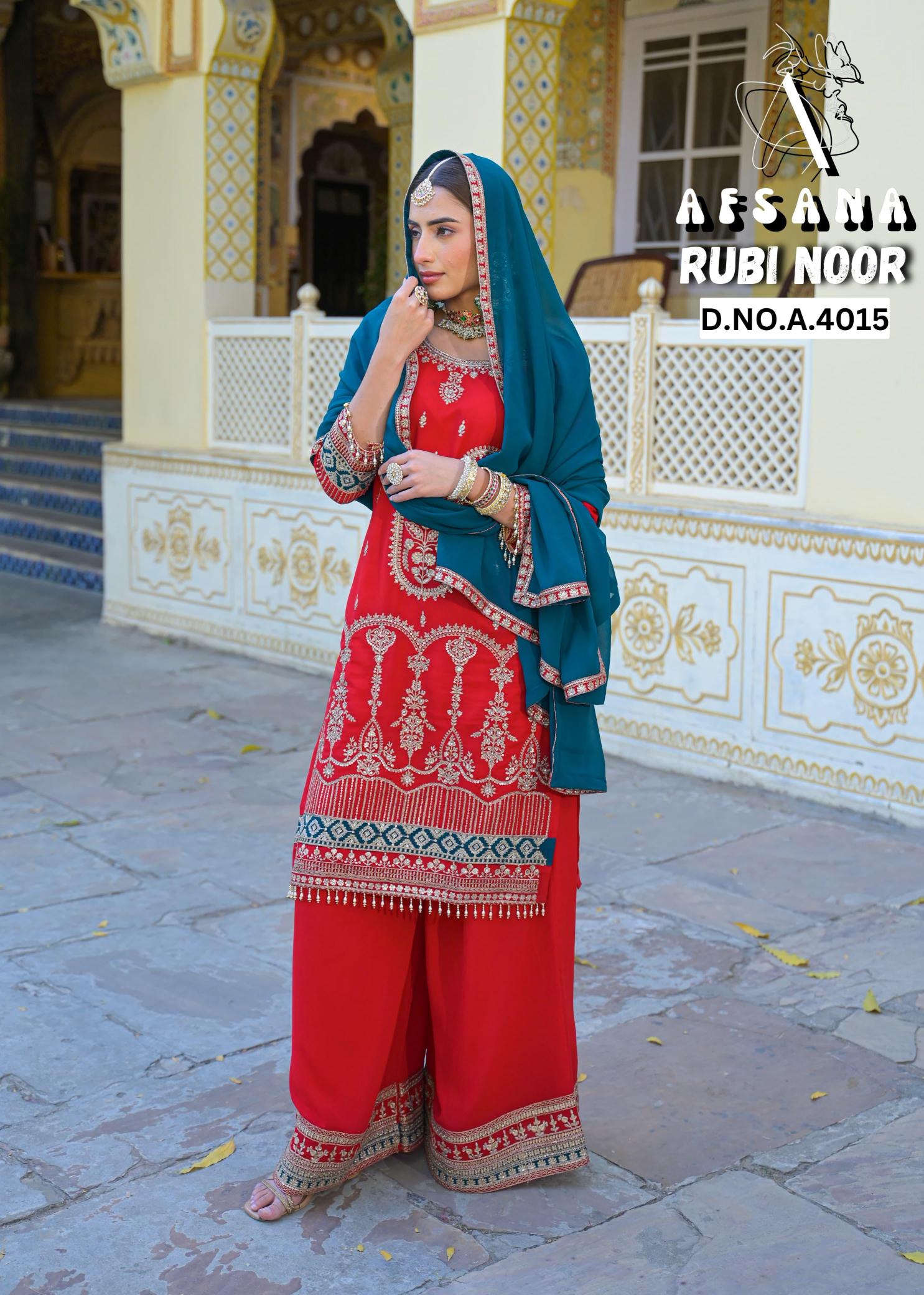 Afsana Rubi Noor catalog pakistani wedding suit in dubai