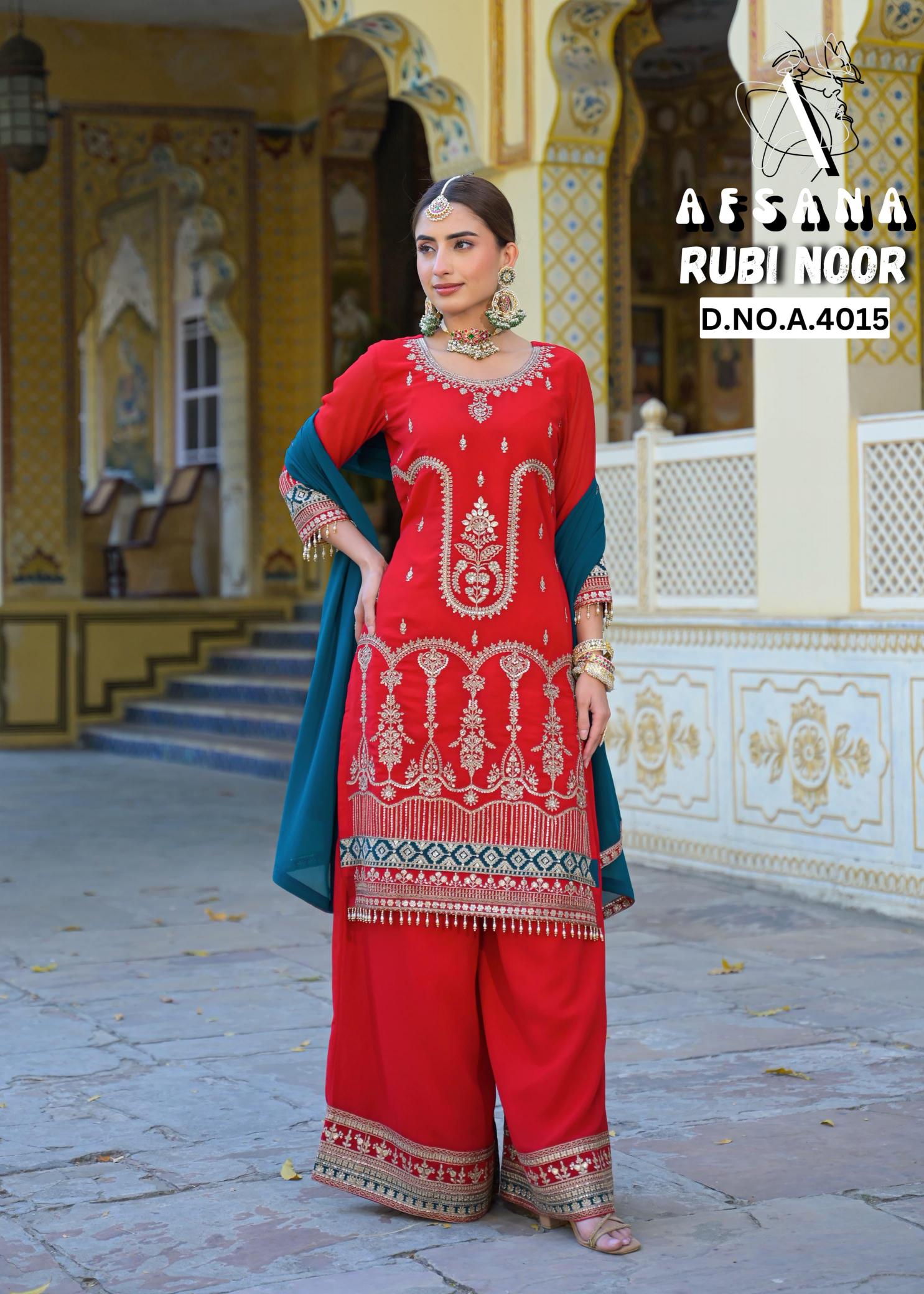 Afsana Rubi Noor catalog pakistani wedding suit in dubai