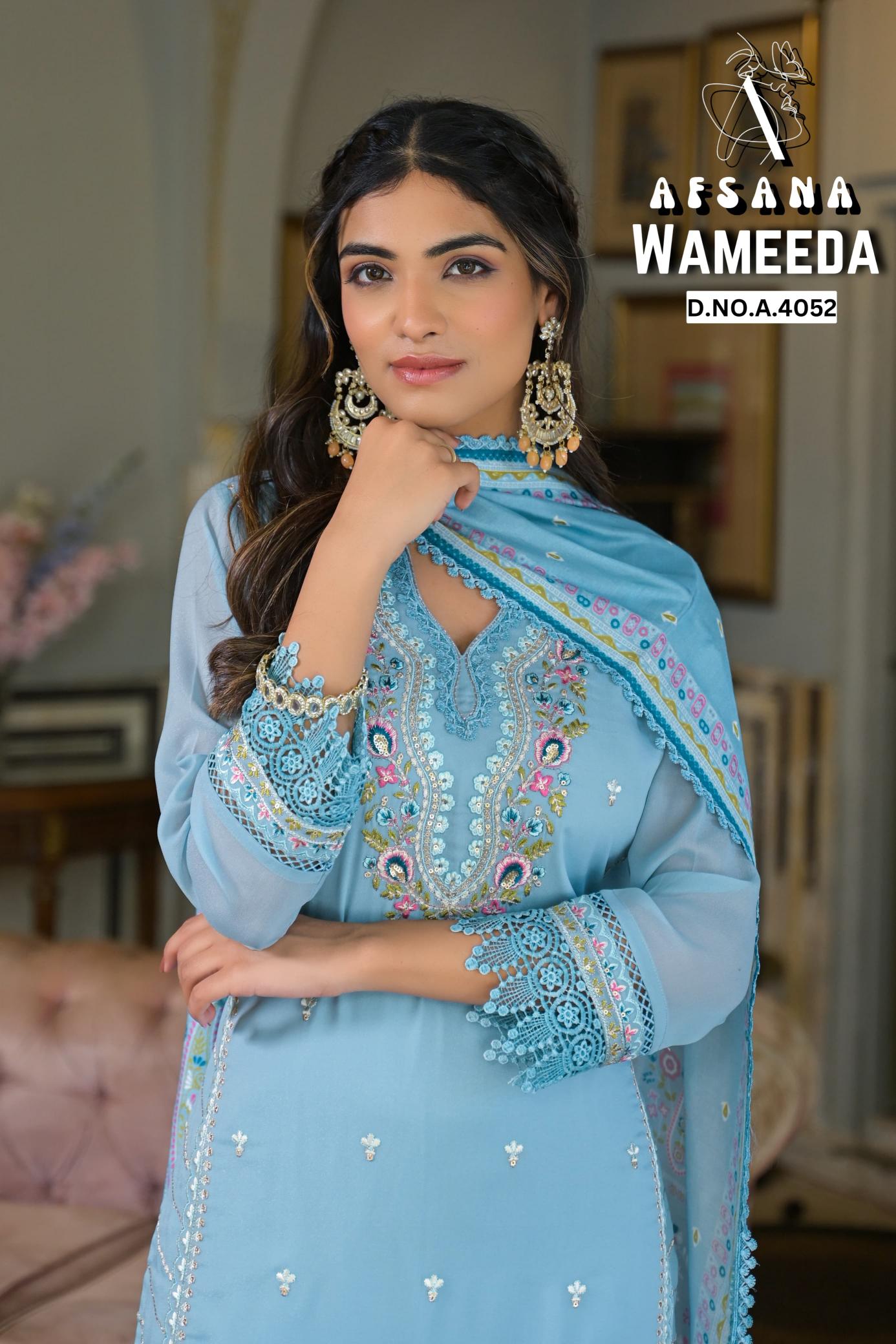 Afsana Wameeda catalog best pakistani suits shops near me