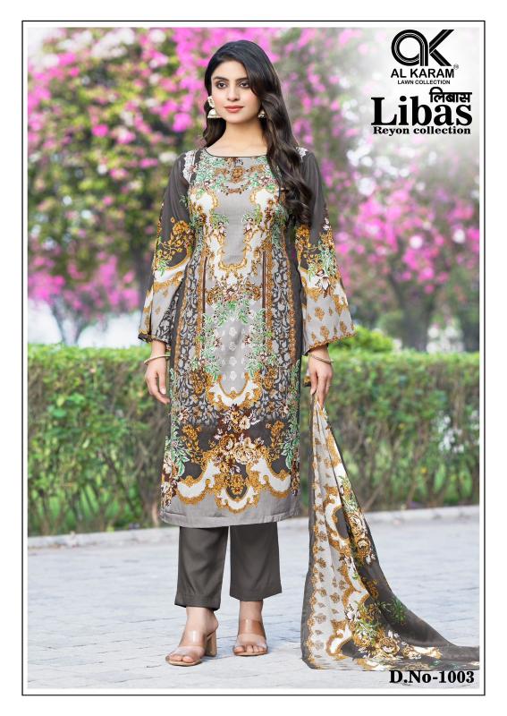Alkaram Libas Vol-01 -Karachi Dress Material - Wholesale Catalog