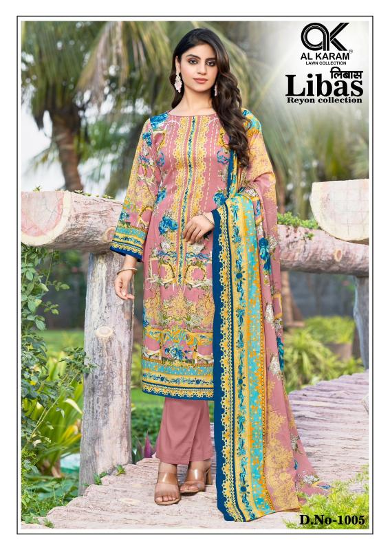 Alkaram Libas Vol-01 -Karachi Dress Material - Wholesale Catalog