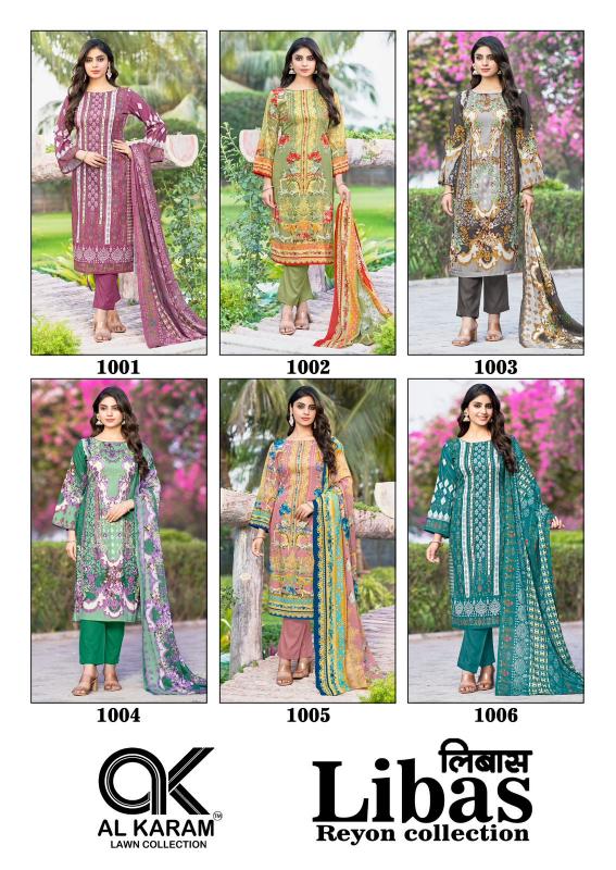 Alkaram Libas Vol-01 -Karachi Dress Material - Wholesale Catalog