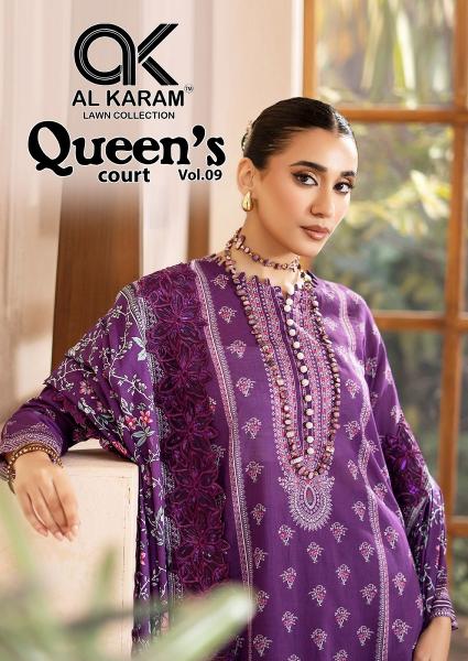 Alkaram Queens Court Vol-9 – Dress Material - Wholesale Catalog