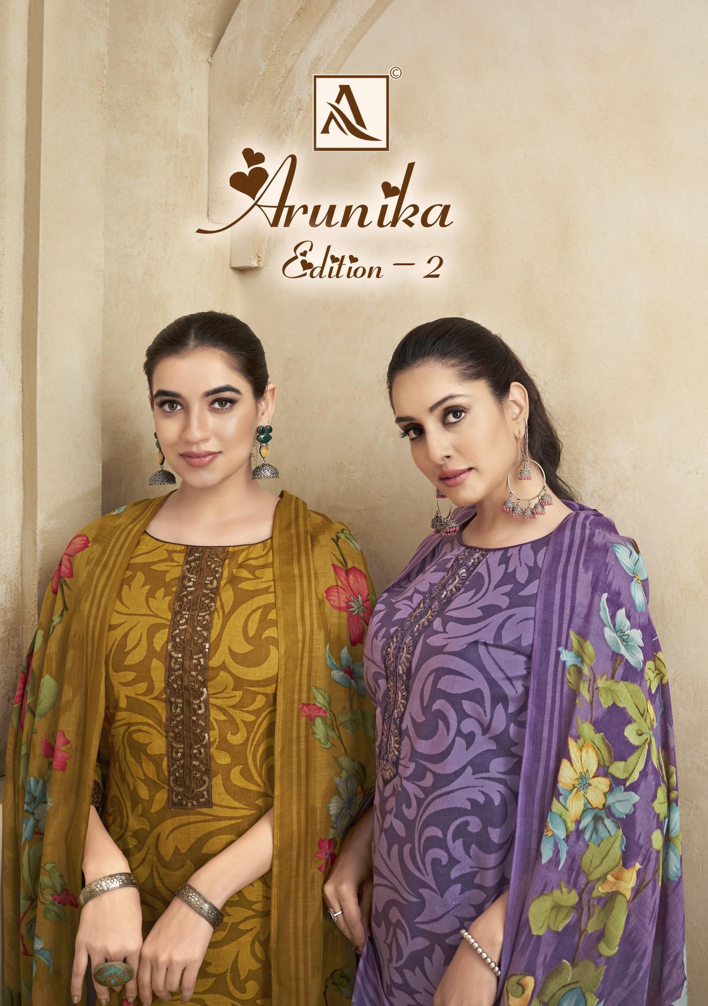 Alok Arunika Vol 2 Catalog dress material wholesale price in india