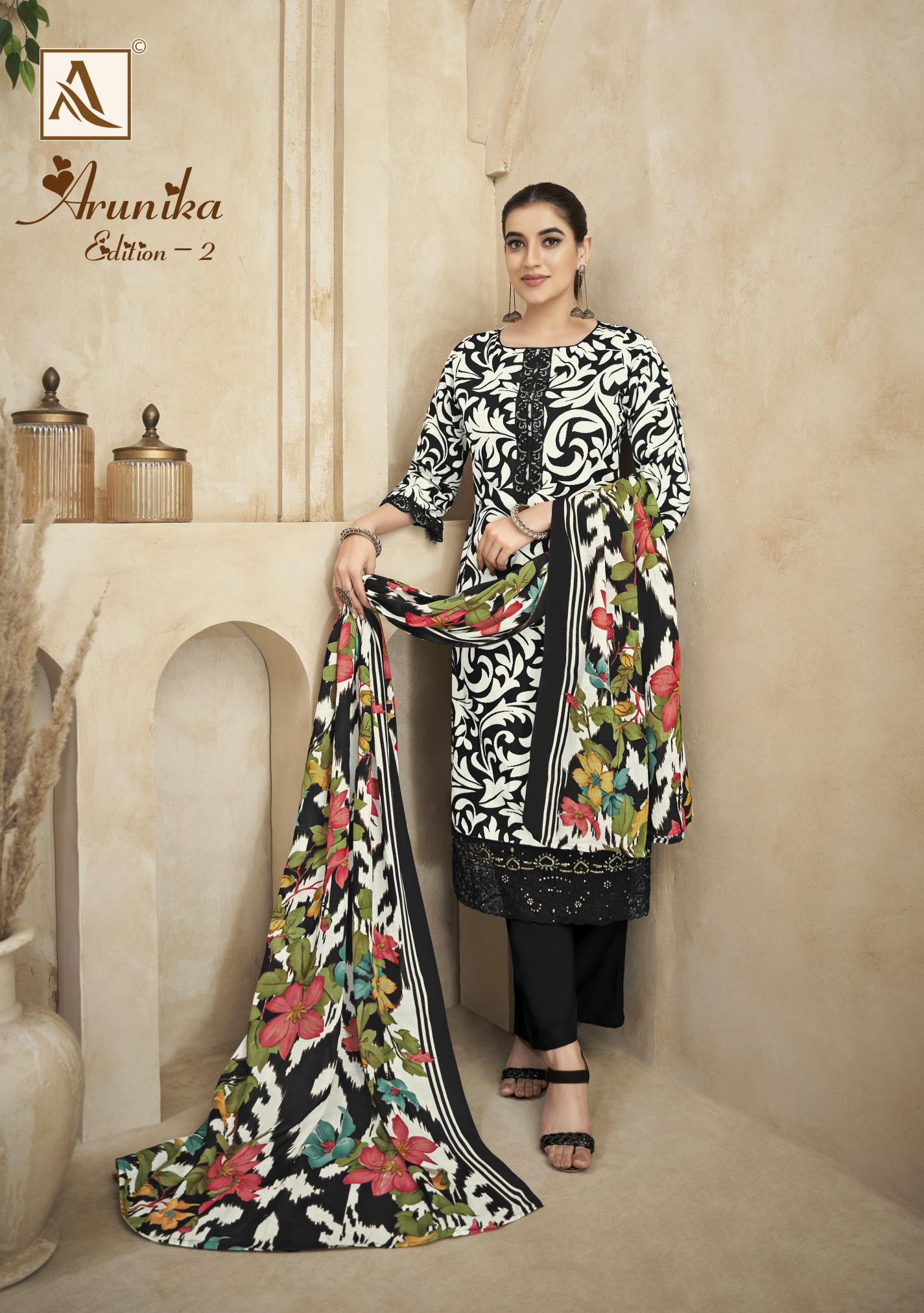 Alok Arunika Vol 2 Catalog dress material wholesale price in india