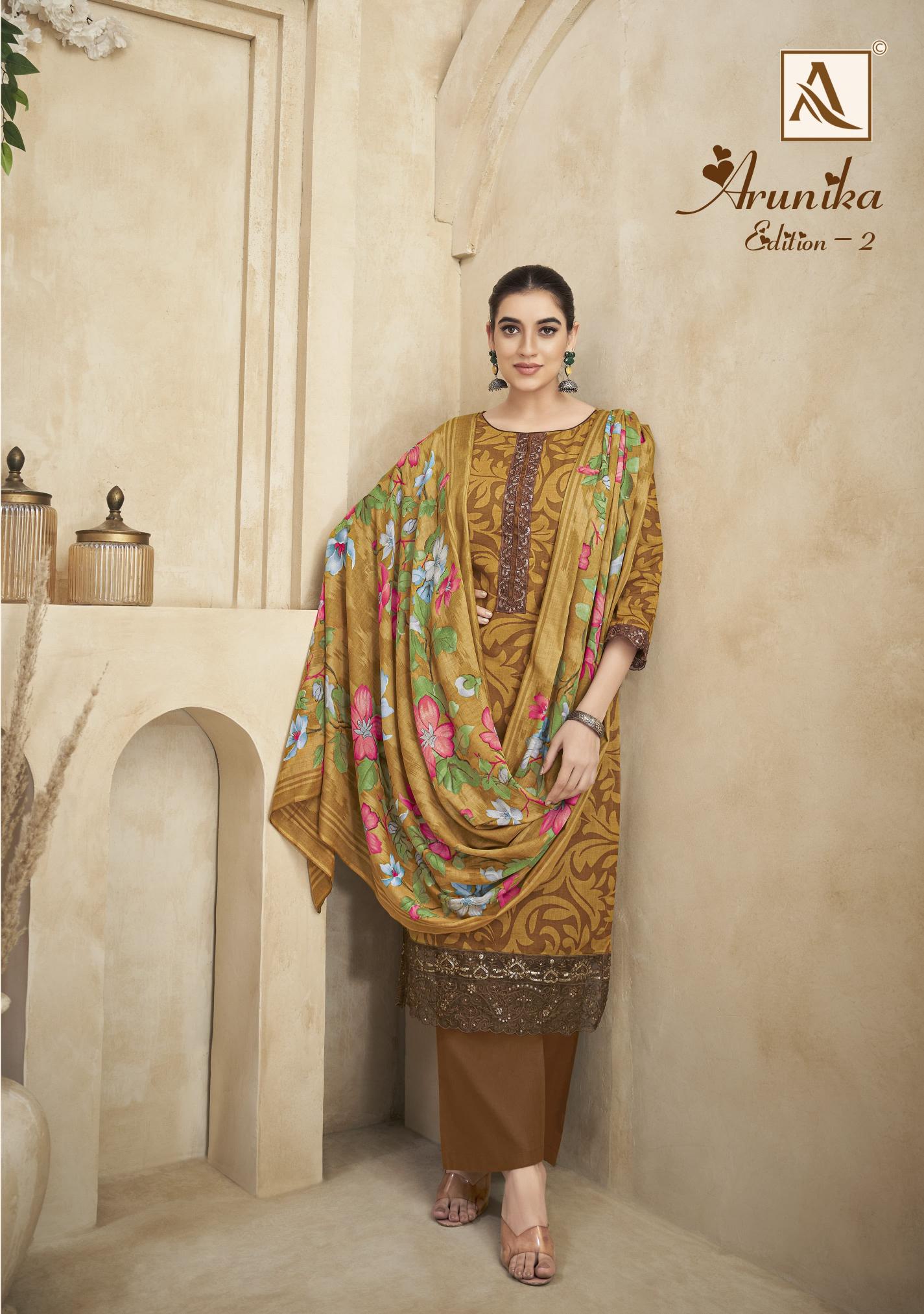 Alok Arunika Vol 2 Catalog dress material wholesale price in india