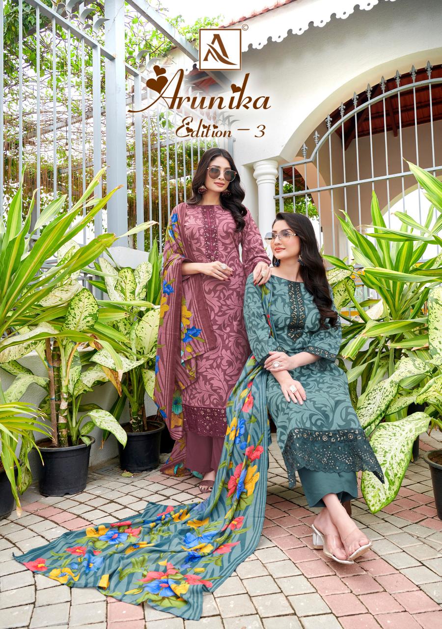 Alok Arunika Vol 3 Catalog wholesale dress material in pune online