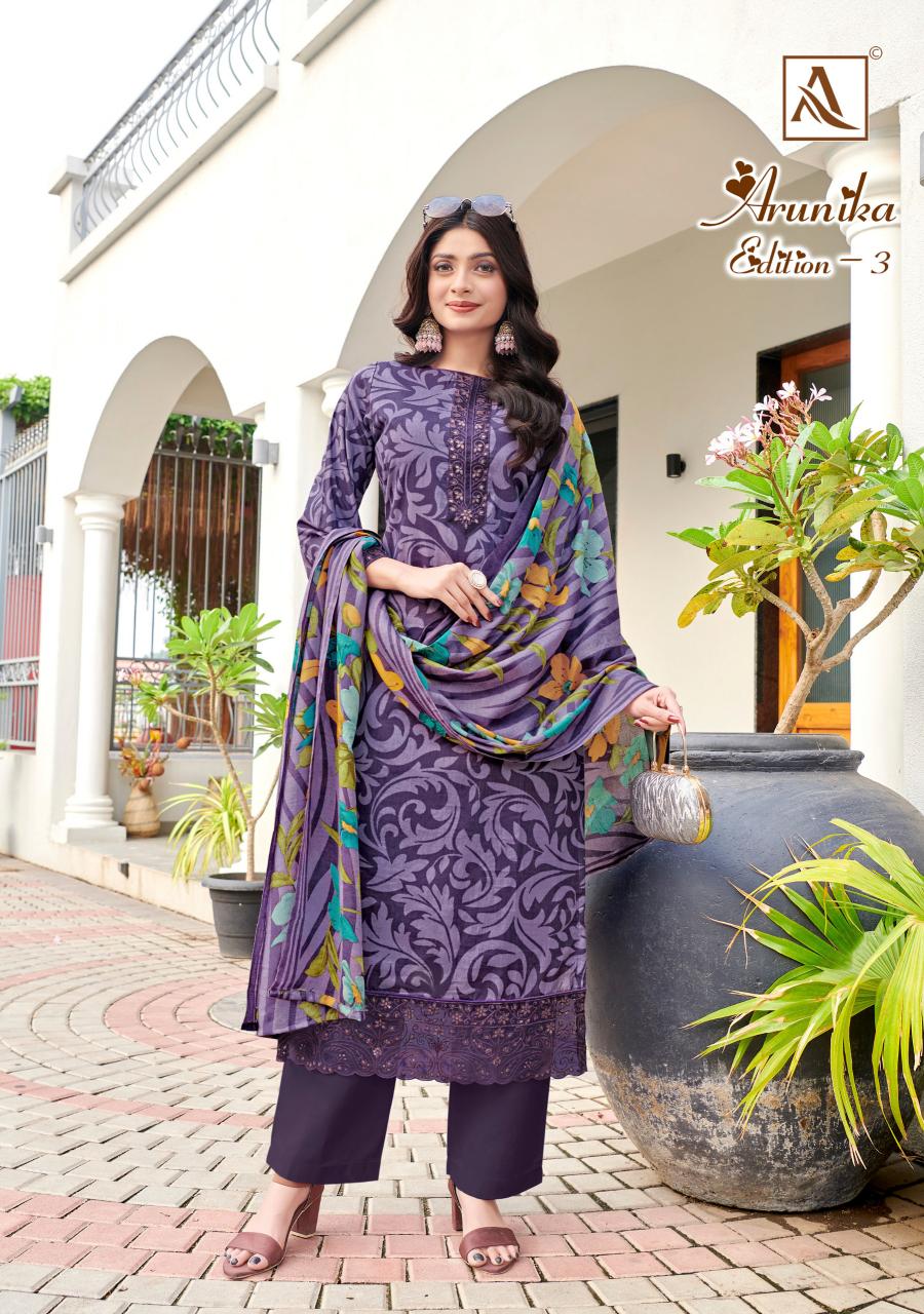 Alok Arunika Vol 3 Catalog wholesale dress material in pune online