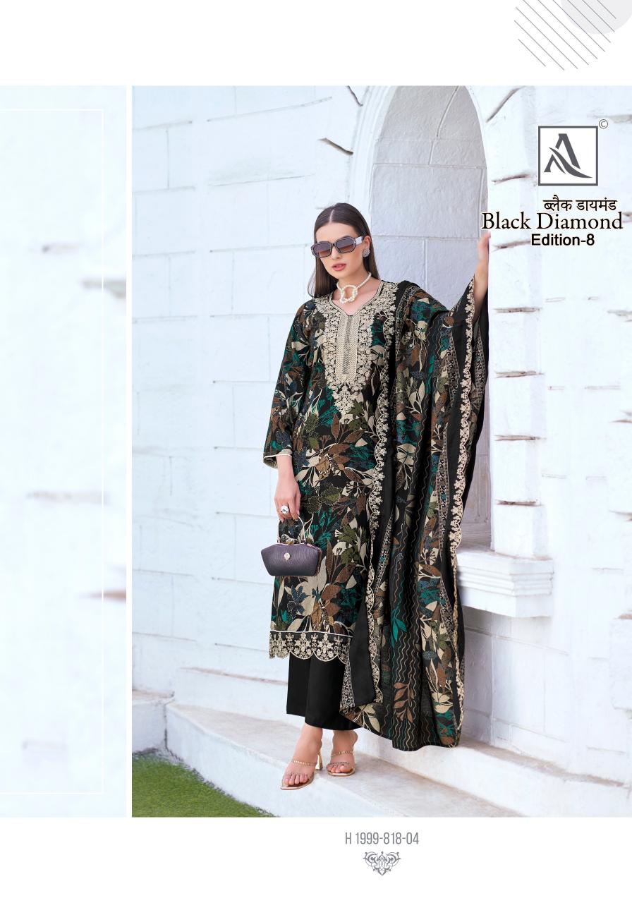 Alok Black Diamond Vol 8 Catalog designer dress materials wholesale online