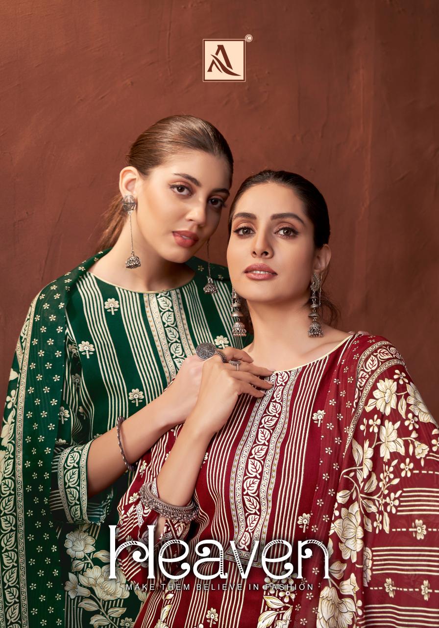 Alok Heaven catalog wholesale cotton dress materials in hyderabad