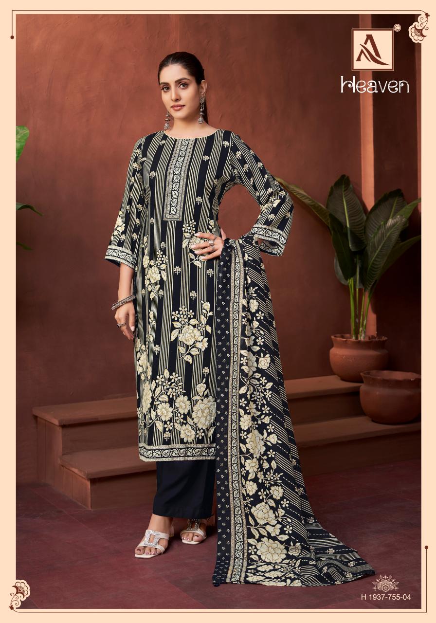 Alok Heaven catalog wholesale cotton dress materials in hyderabad