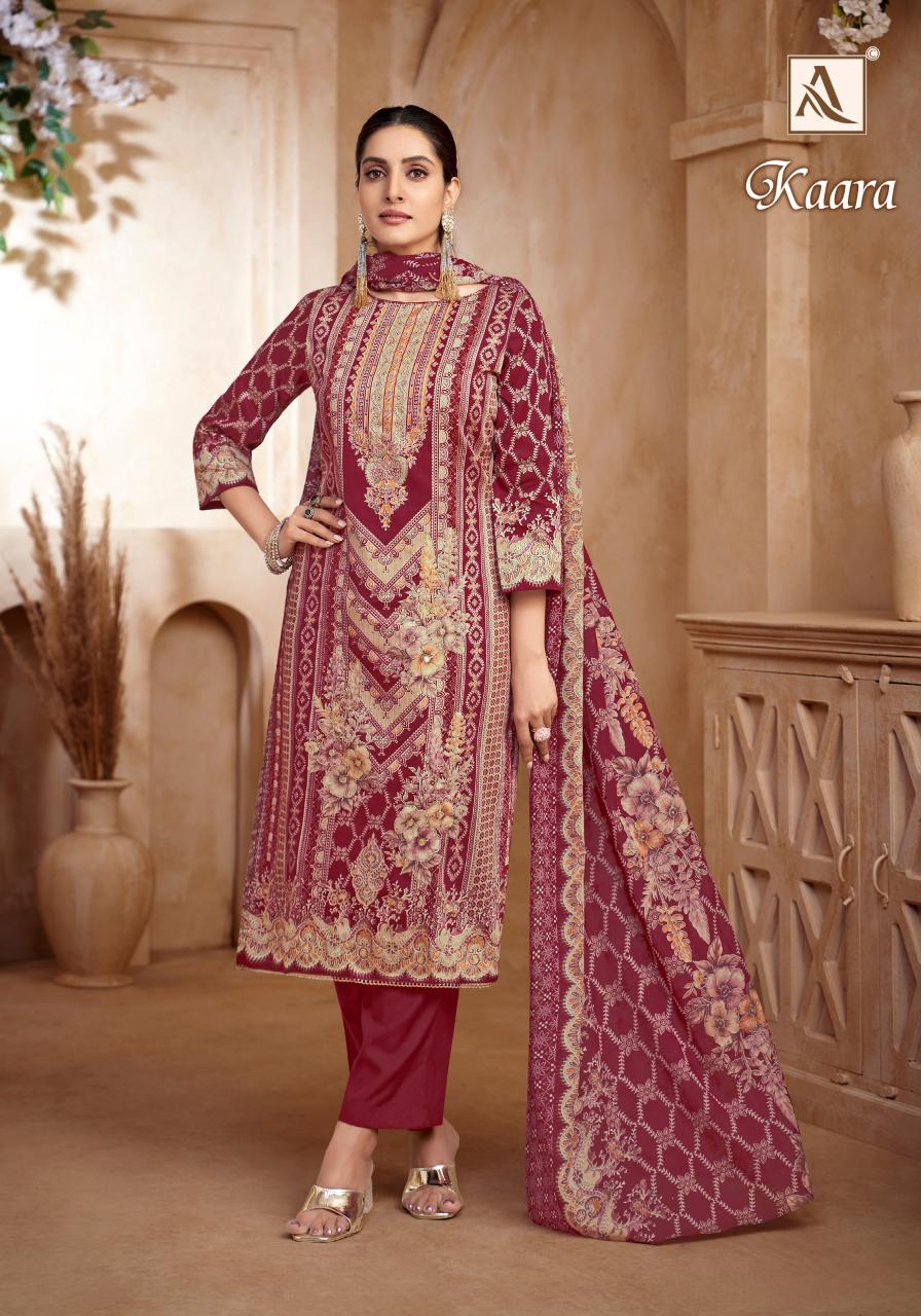 Alok Kaara catalog cotton dress material at wholesale price 