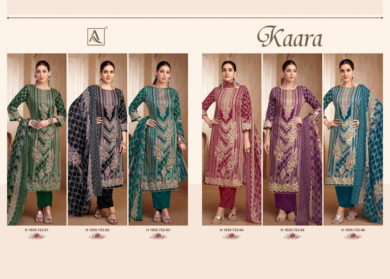 Alok Kaara catalog cotton dress material at wholesale price 