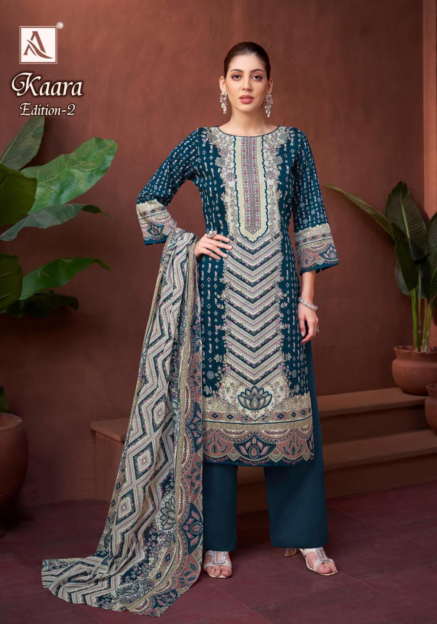 Alok Kaara vol 2 catalog dress material wholesale shops in hyderabad