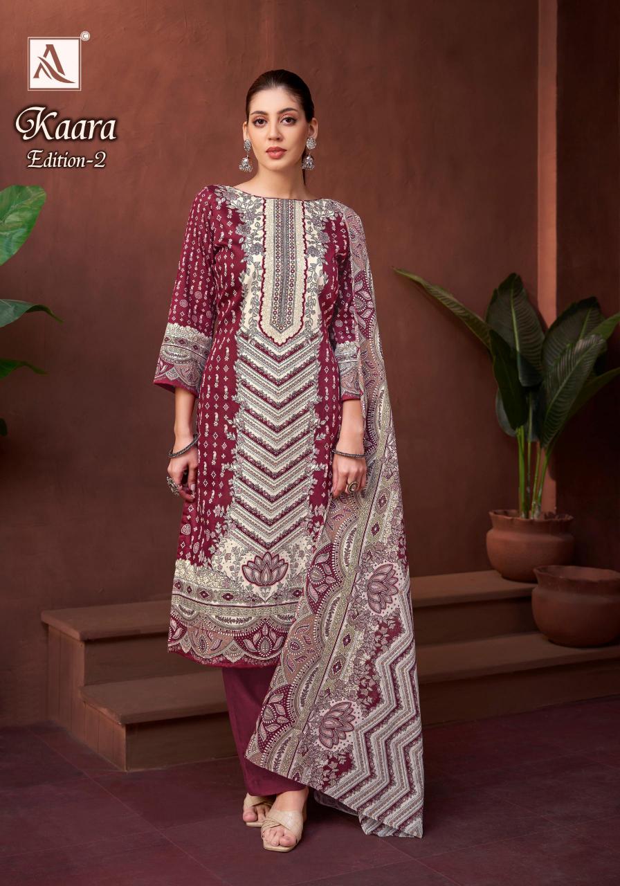 Alok Kaara vol 2 catalog dress material wholesale shops in hyderabad