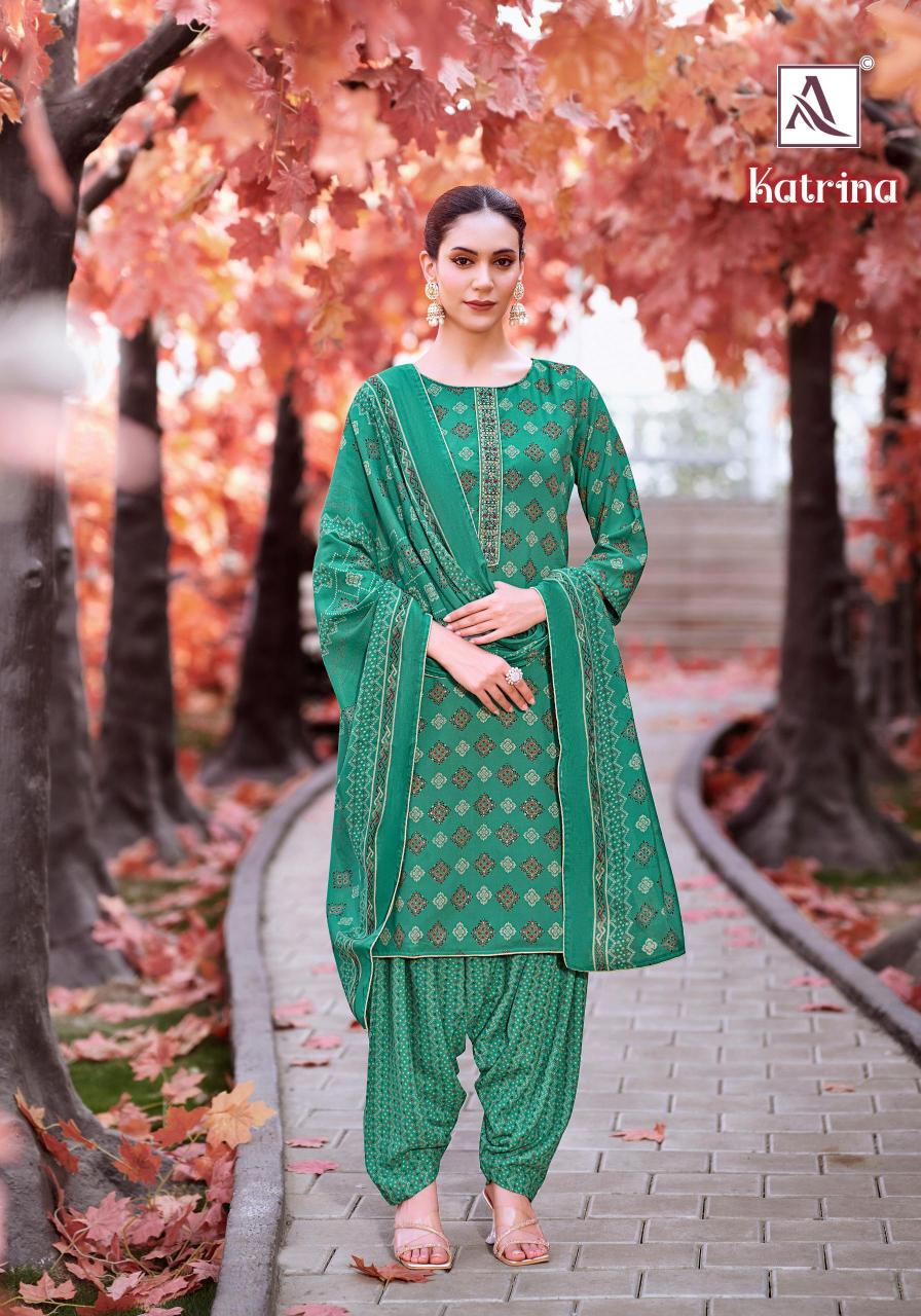 Alok Katrina catalog buy dress material in wholesale