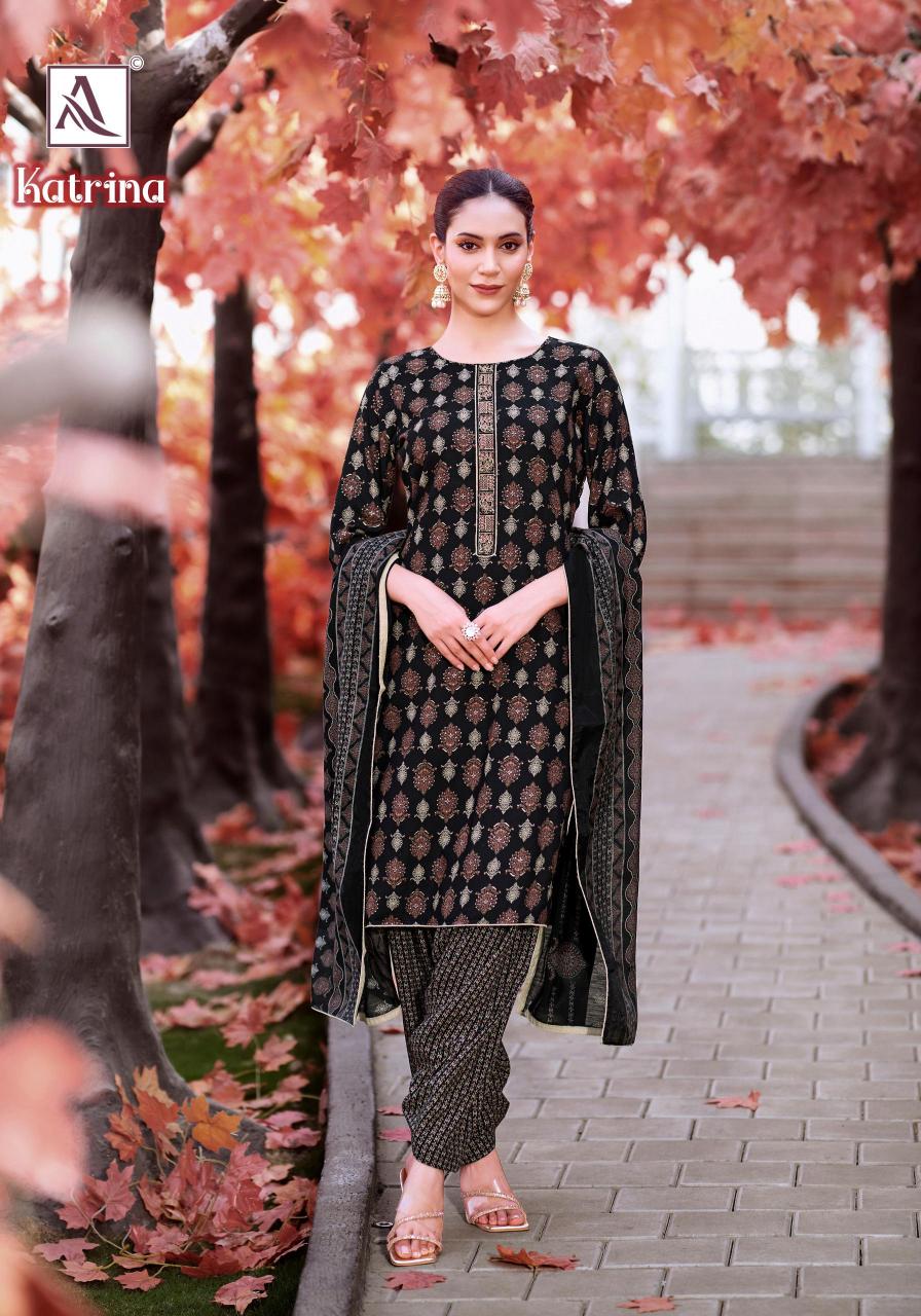 Alok Katrina catalog buy dress material in wholesale