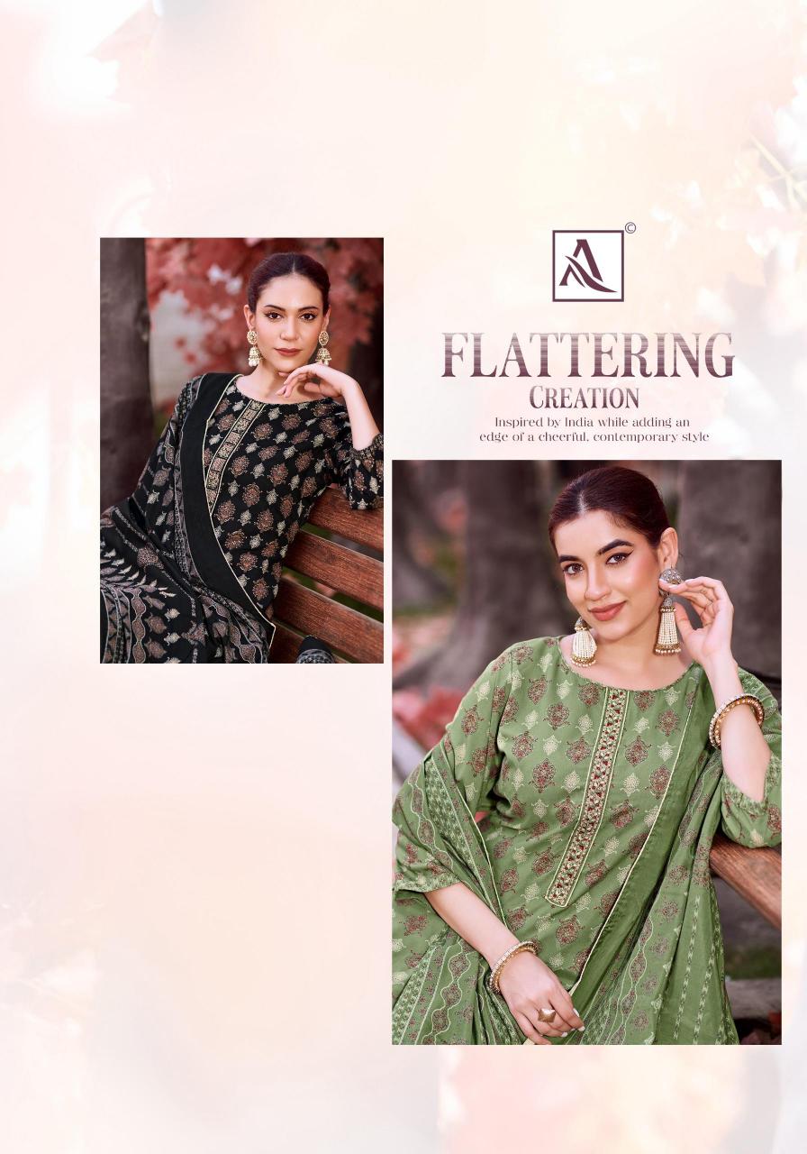 Alok Katrina catalog buy dress material in wholesale