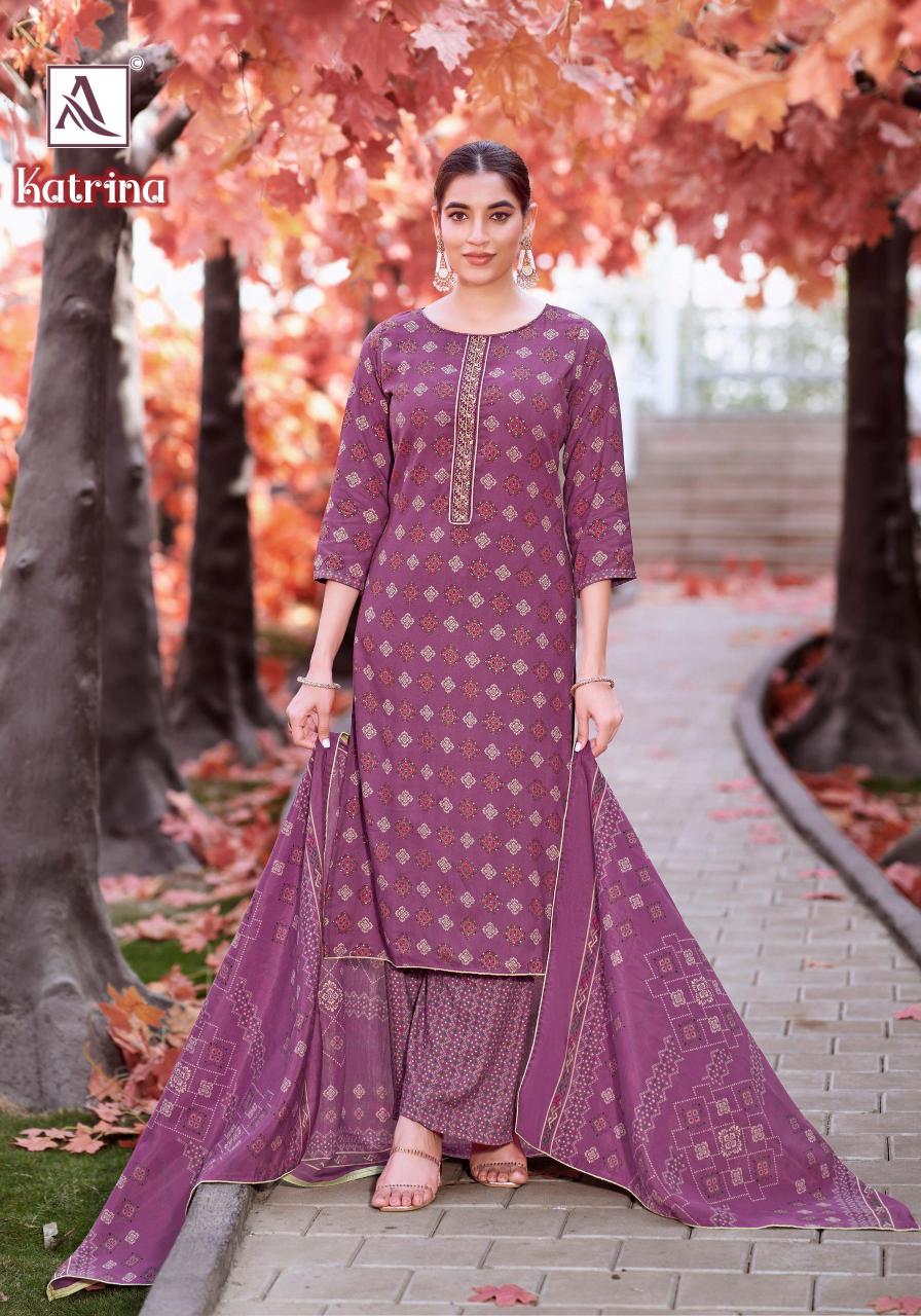 Alok Katrina catalog buy dress material in wholesale