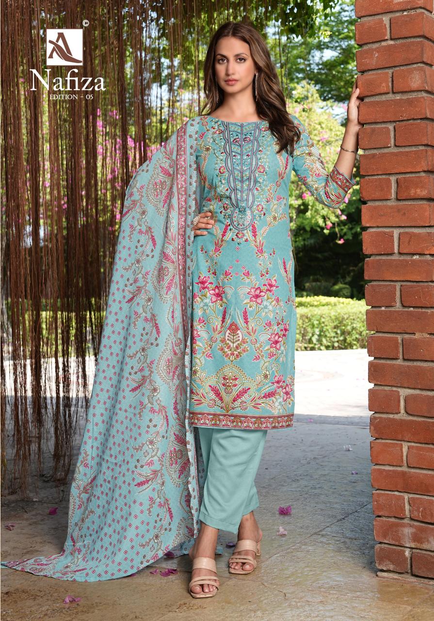 Alok Nafiza Vol 5 catalog dress material wholesale market in jaipur