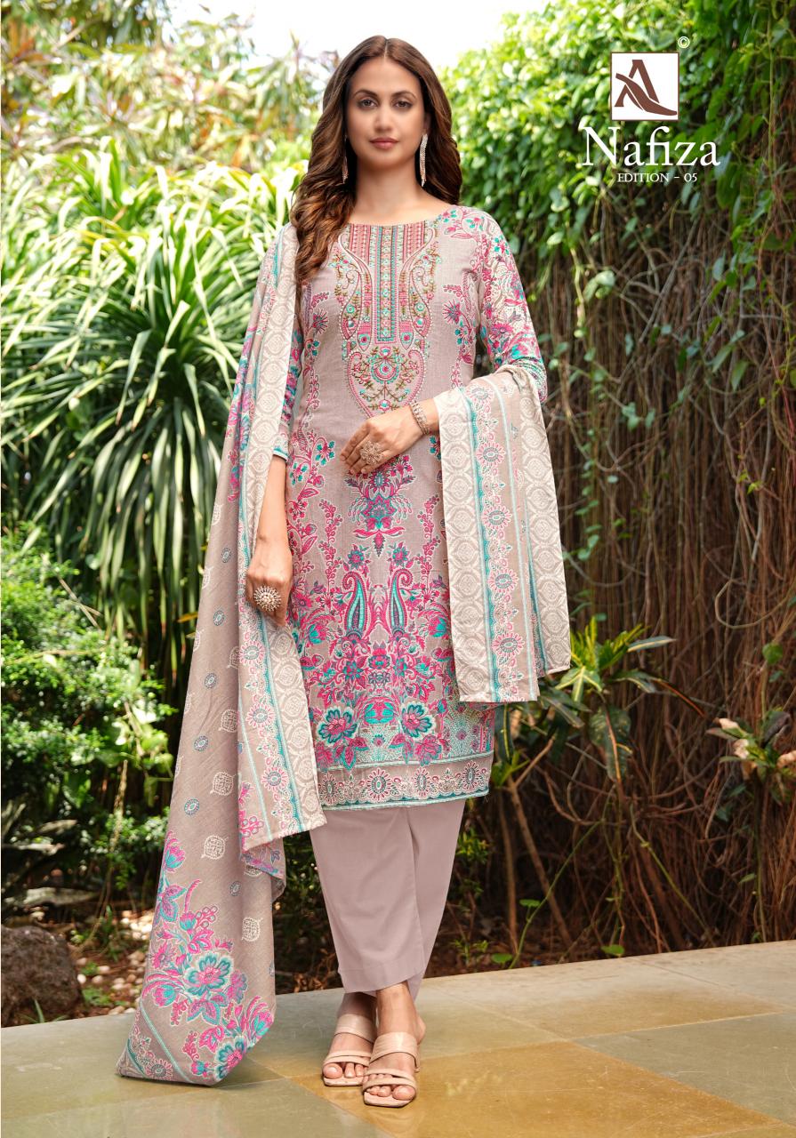 Alok Nafiza Vol 5 catalog dress material wholesale market in jaipur