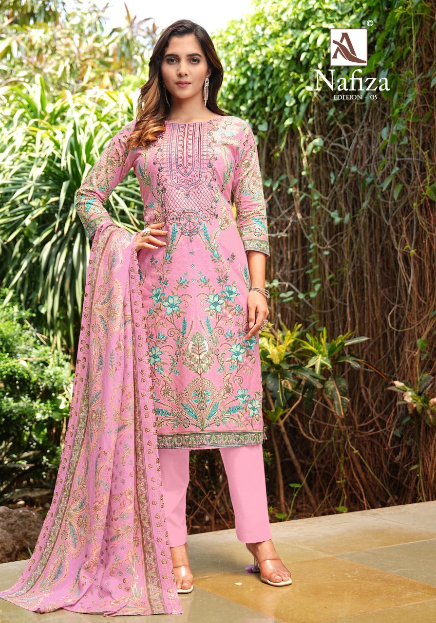 Alok Nafiza Vol 5 catalog dress material wholesale market in jaipur