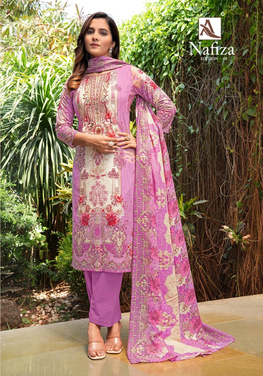 Alok Nafiza Vol 5 catalog dress material wholesale market in jaipur