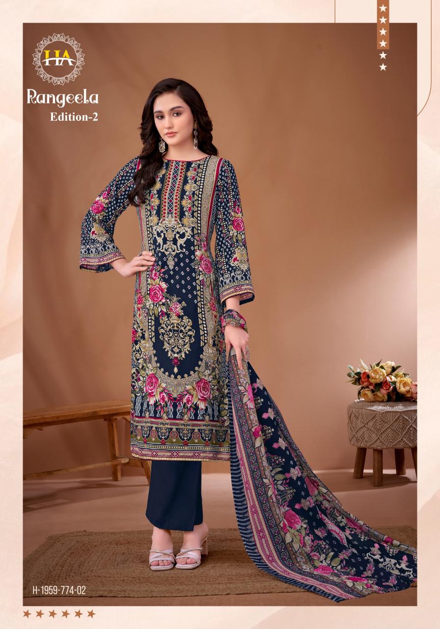 Alok Rangeela vol 2 catalog designer dress materials in mumbai wholesale
