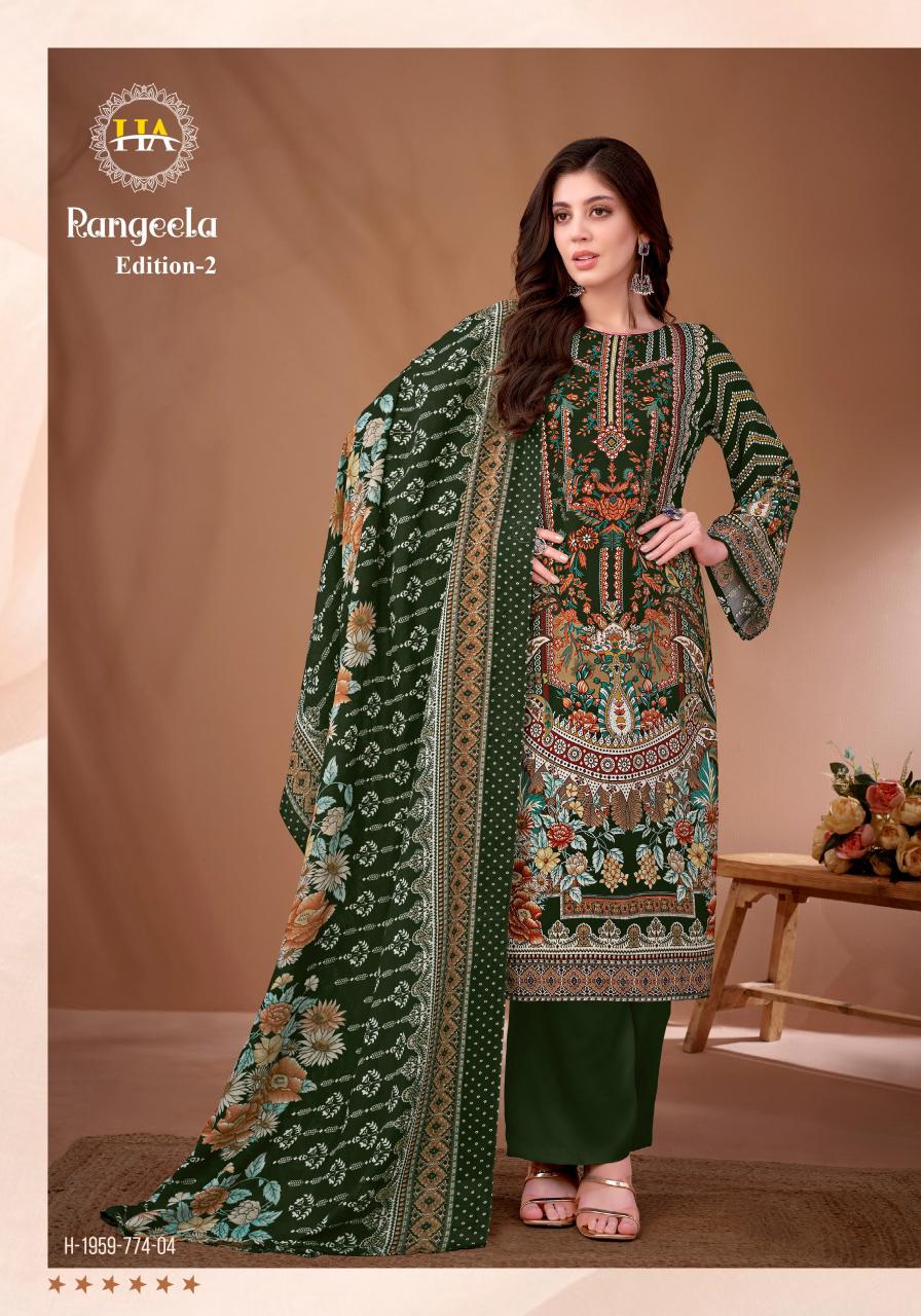 Alok Rangeela vol 2 catalog designer dress materials in mumbai wholesale