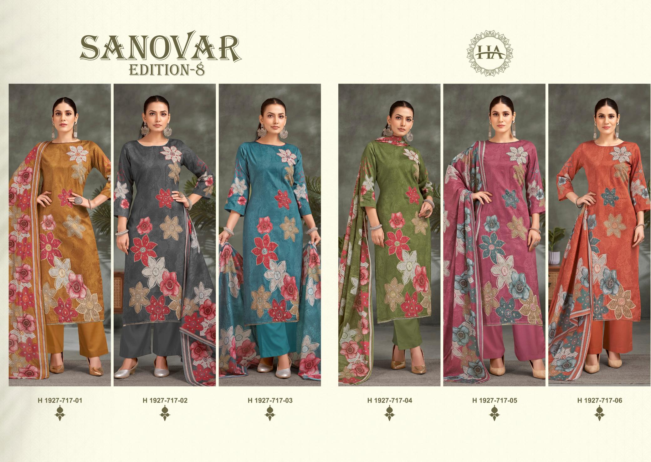 Alok Sanovar Vol 8 catalog dress material wholesale market in chandigarh