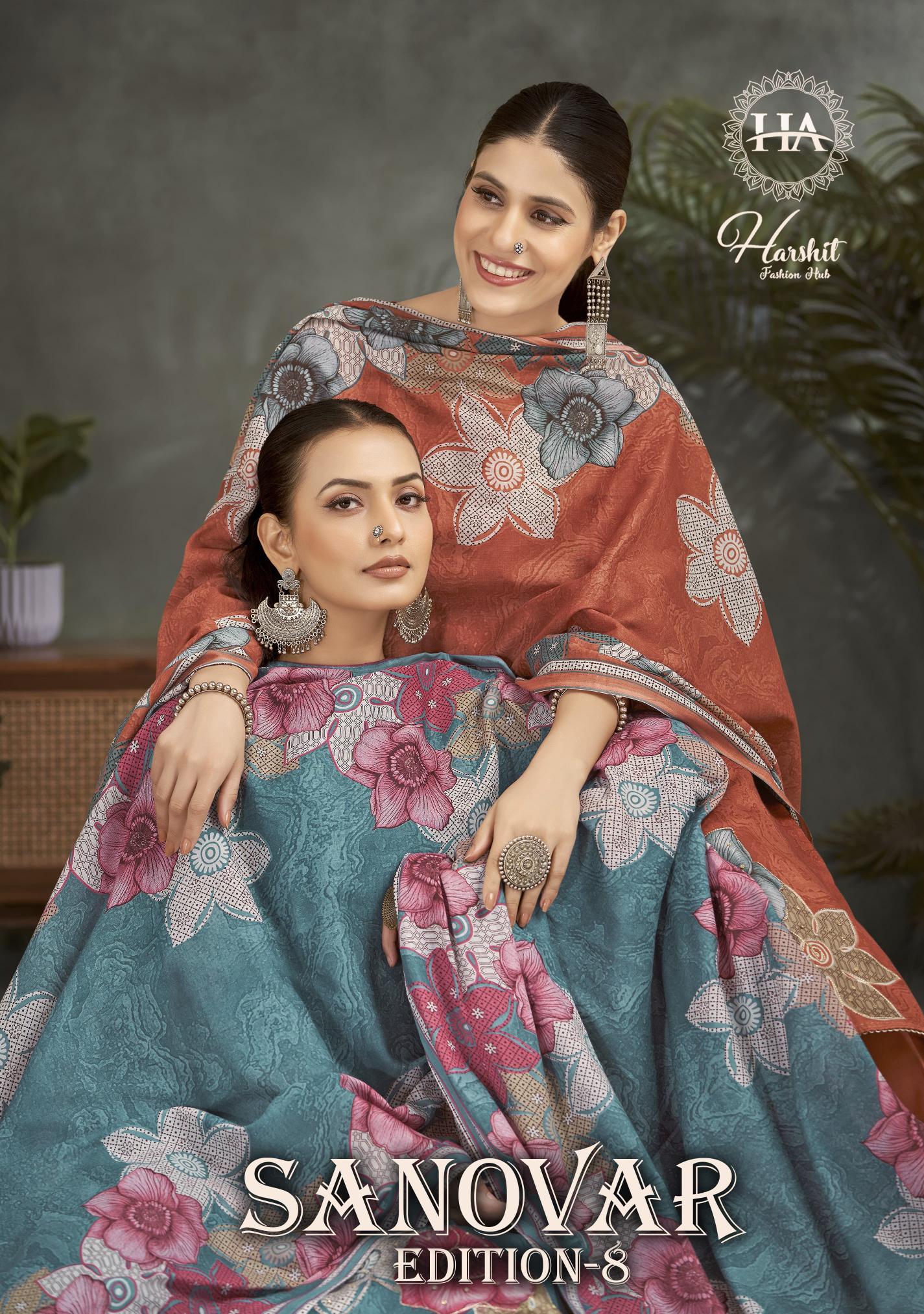 Alok Sanovar Vol 8 catalog dress material wholesale market in chandigarh