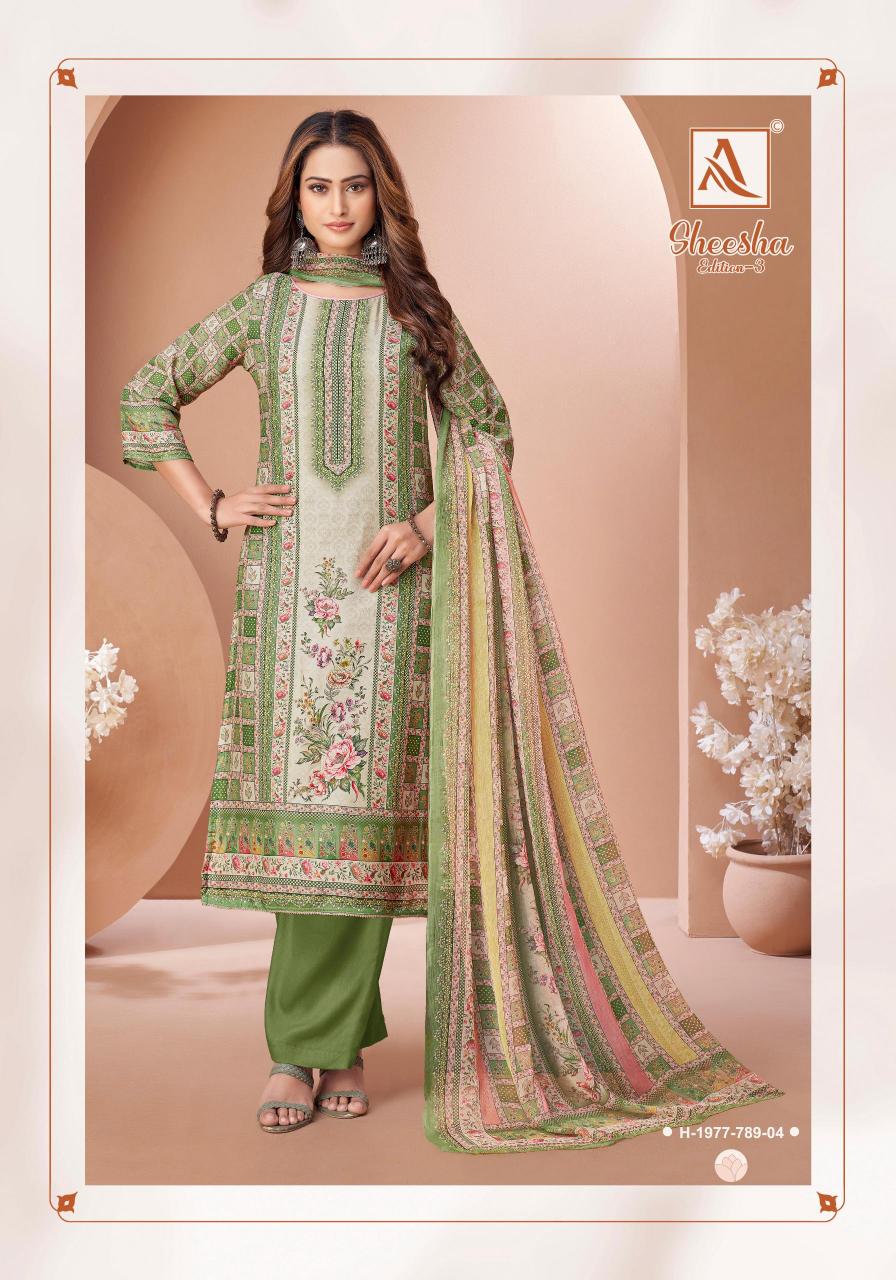 Alok Sheesha Vol 3 catalog fancy dress material wholesale
