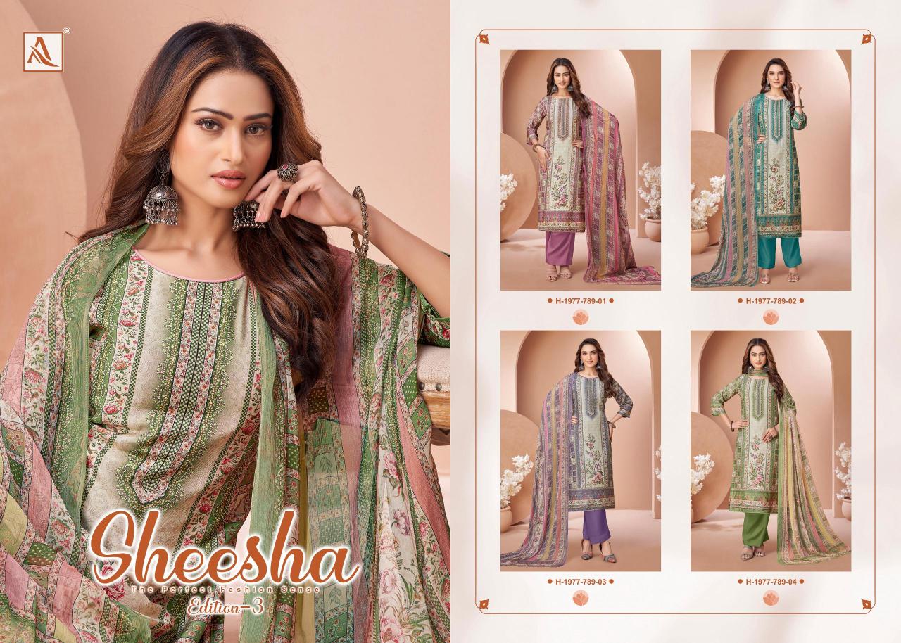 Alok Sheesha Vol 3 catalog fancy dress material wholesale