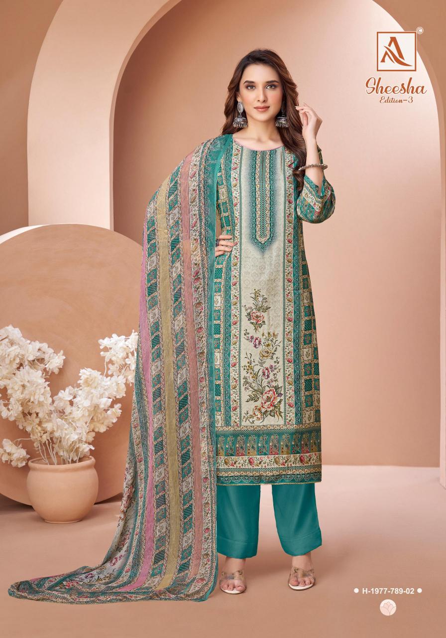 Alok Sheesha Vol 3 catalog fancy dress material wholesale
