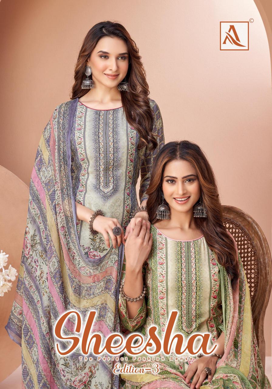Alok Sheesha Vol 3 catalog fancy dress material wholesale